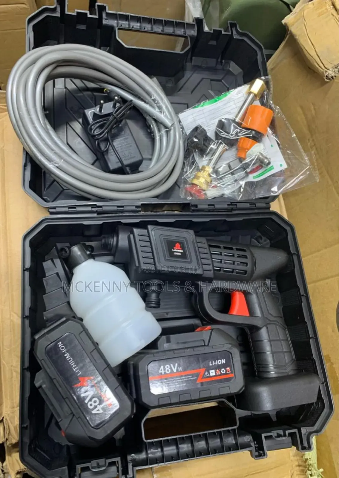 Cordless High Pressure Washer With 2 Batteries