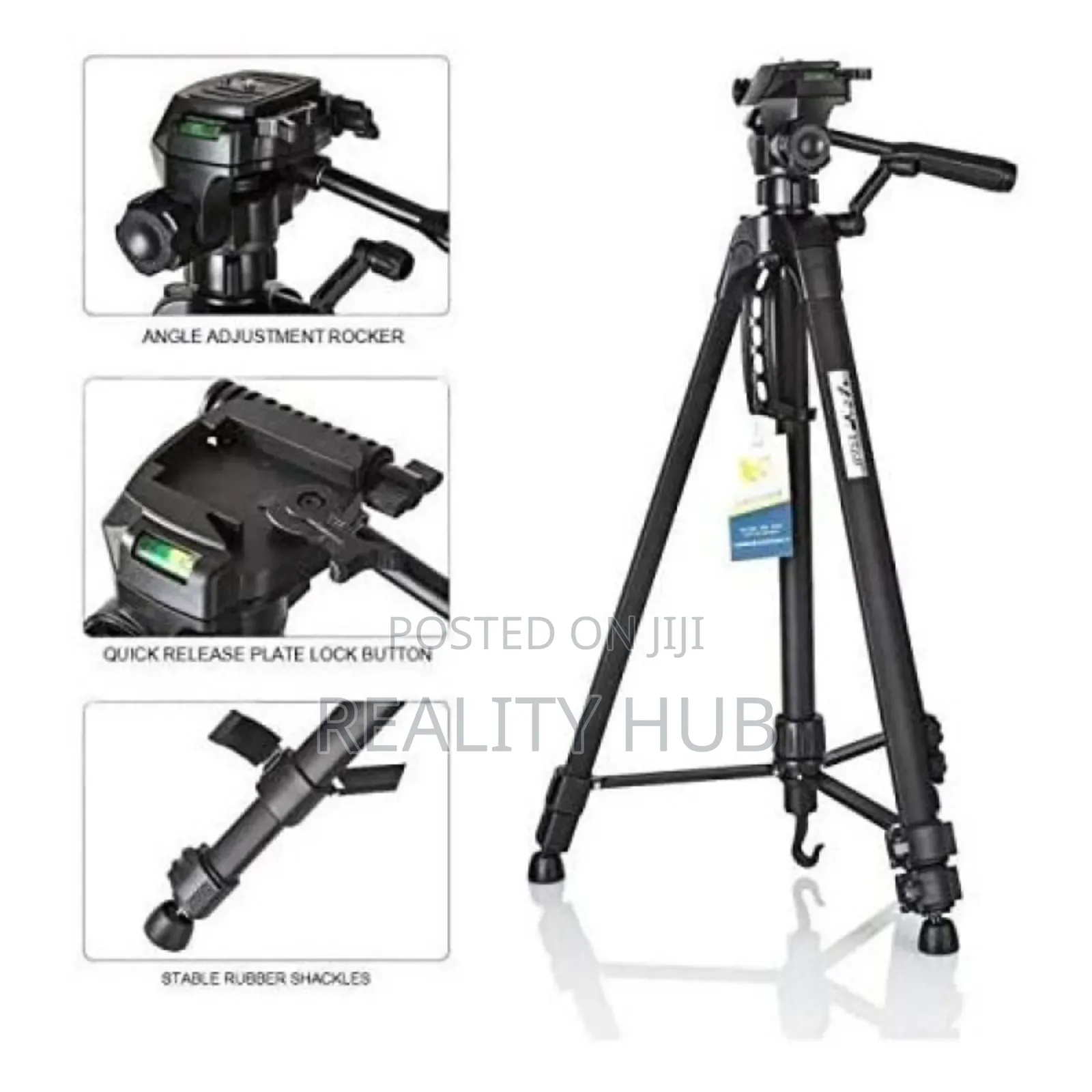 WT-3560 Aluminum Lightweight Tripod Stand For Camera, Phone