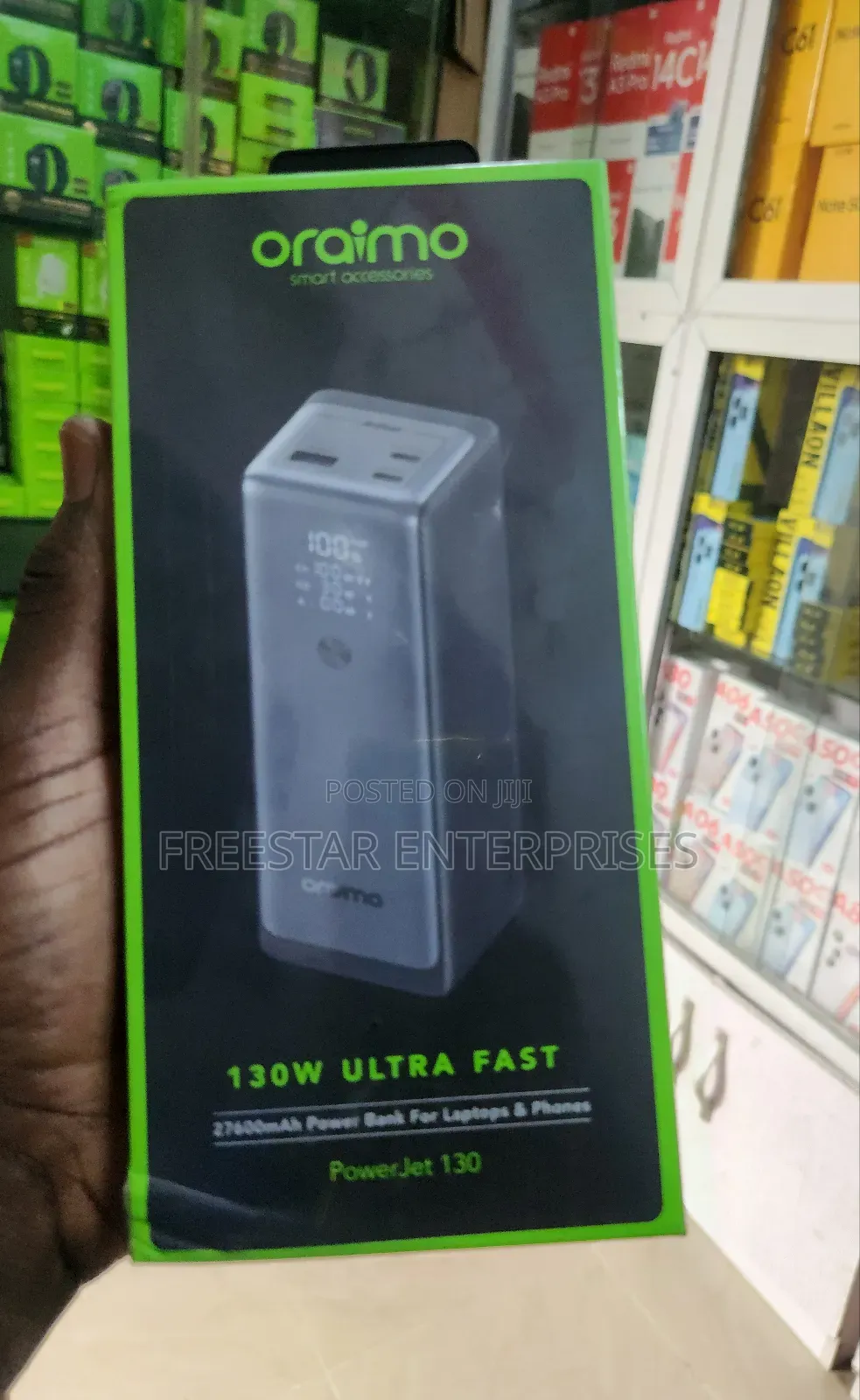 Oraimo 130W Power Bank. Oraimo 27600 Mah Power Bank.