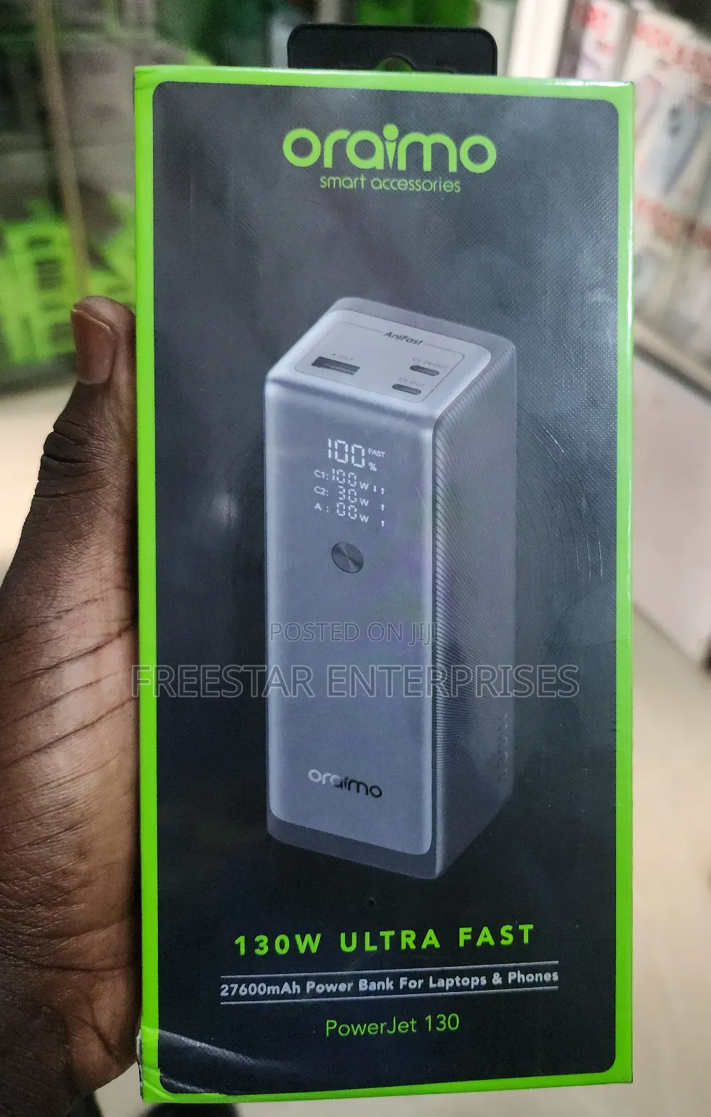 Oraimo 130W Power Bank. Oraimo 27600 Mah Power Bank.
