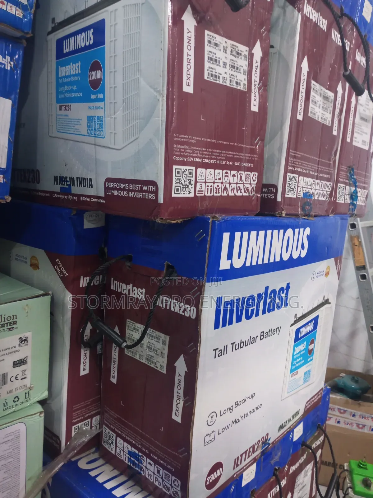 230ah Luminous Inverlast Tubular Battery