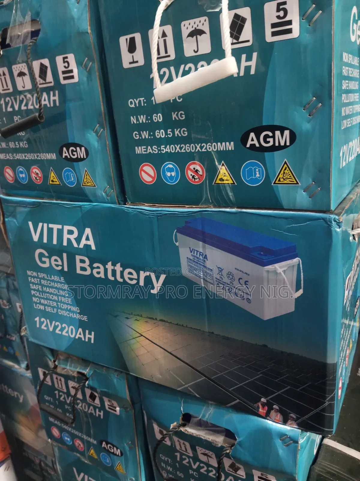220ah Dry Gel Battery
