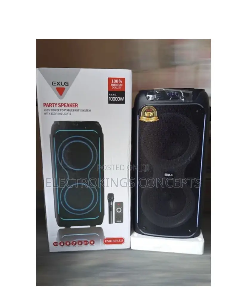 Rechargeable Indoor/Outdoor Party Speaker Available as Seen