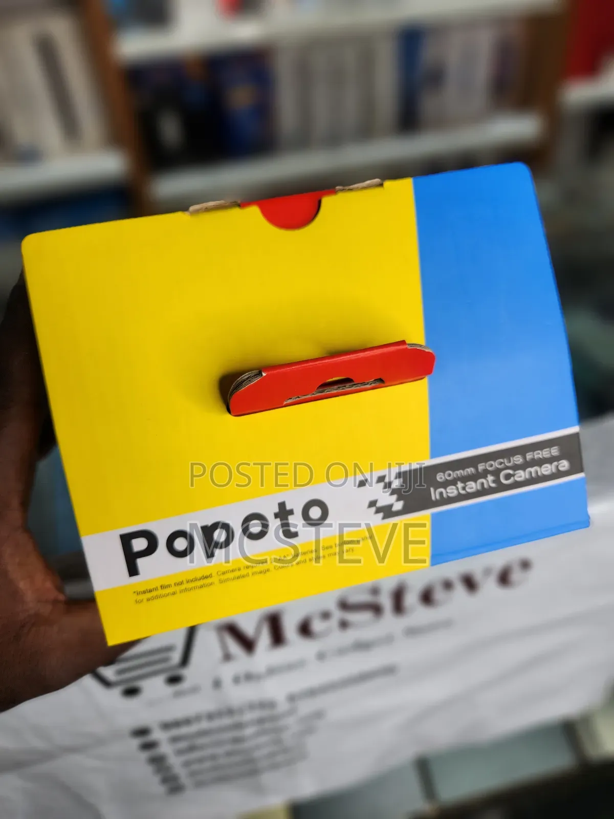 Popoto 60mm Focus Free Instant Camera With Camera Bag Stra