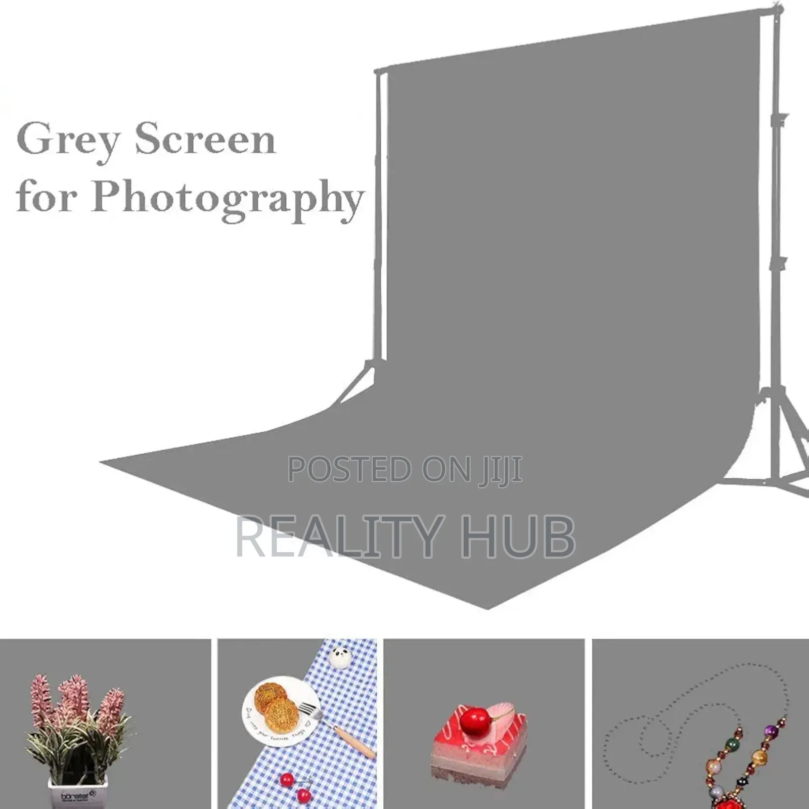 10by 10 Grey Screen Backdrop for Background for Photography,