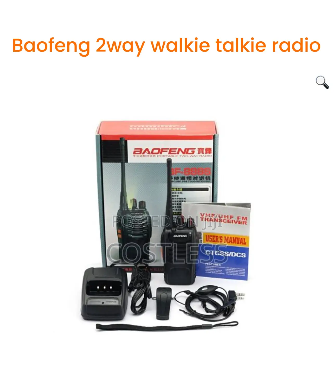 Walkie Talkie Two Way Radio