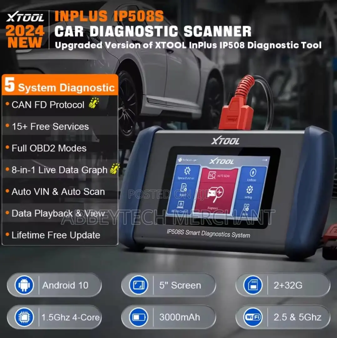 XTOOL Inplus Ip508s OBD2 Cars Scanner Wit 15 Reset Services