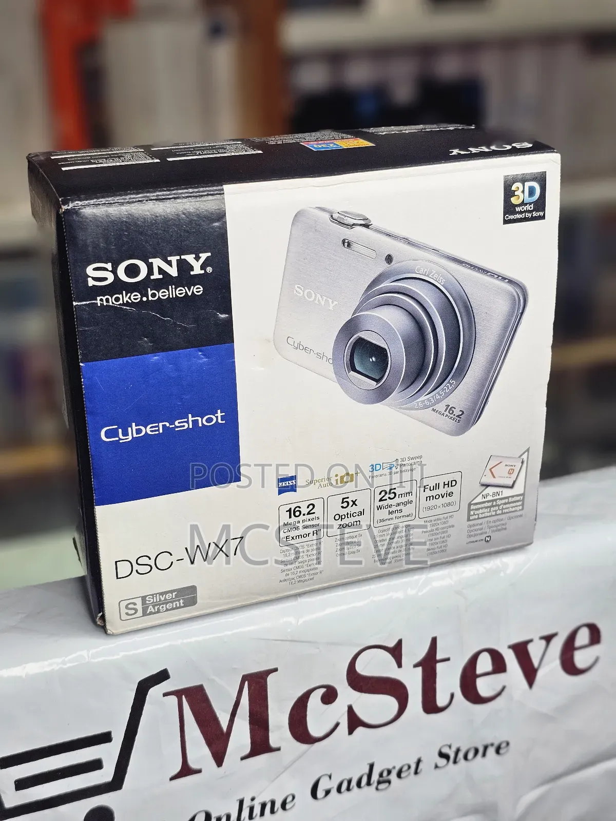 Sony Cybershot DSC-WX7 HD Digital Camera