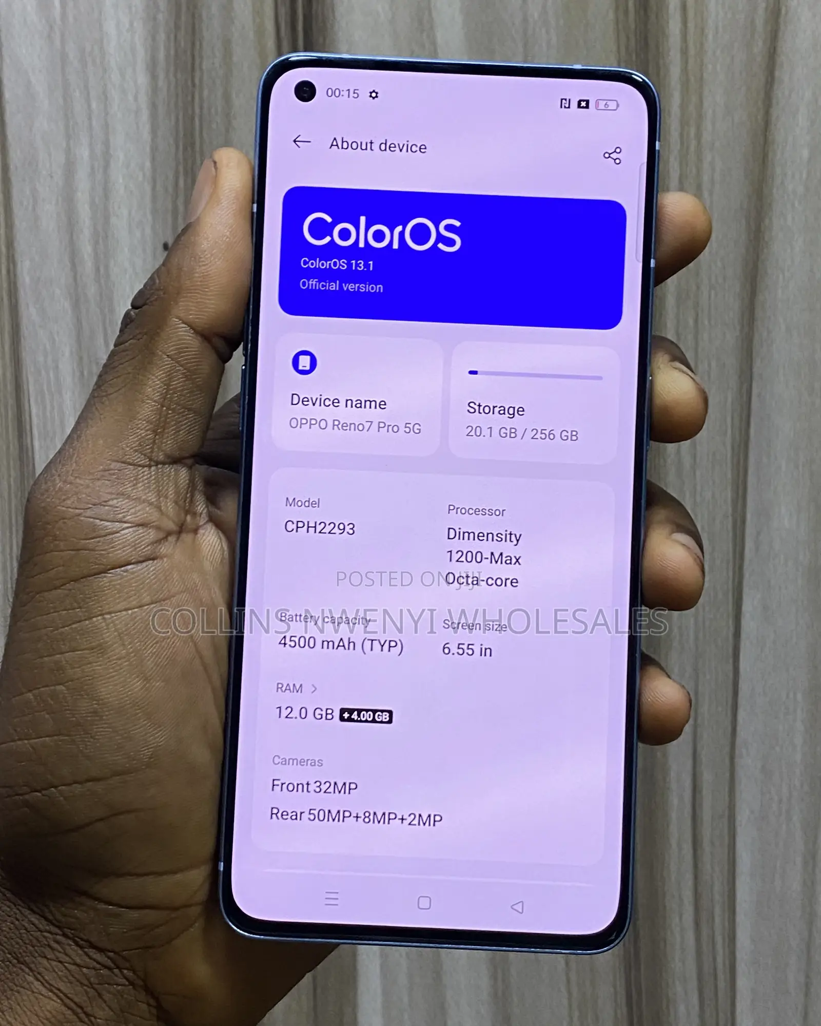 Oppo Reno7 Pro 5G 256 GB Blue