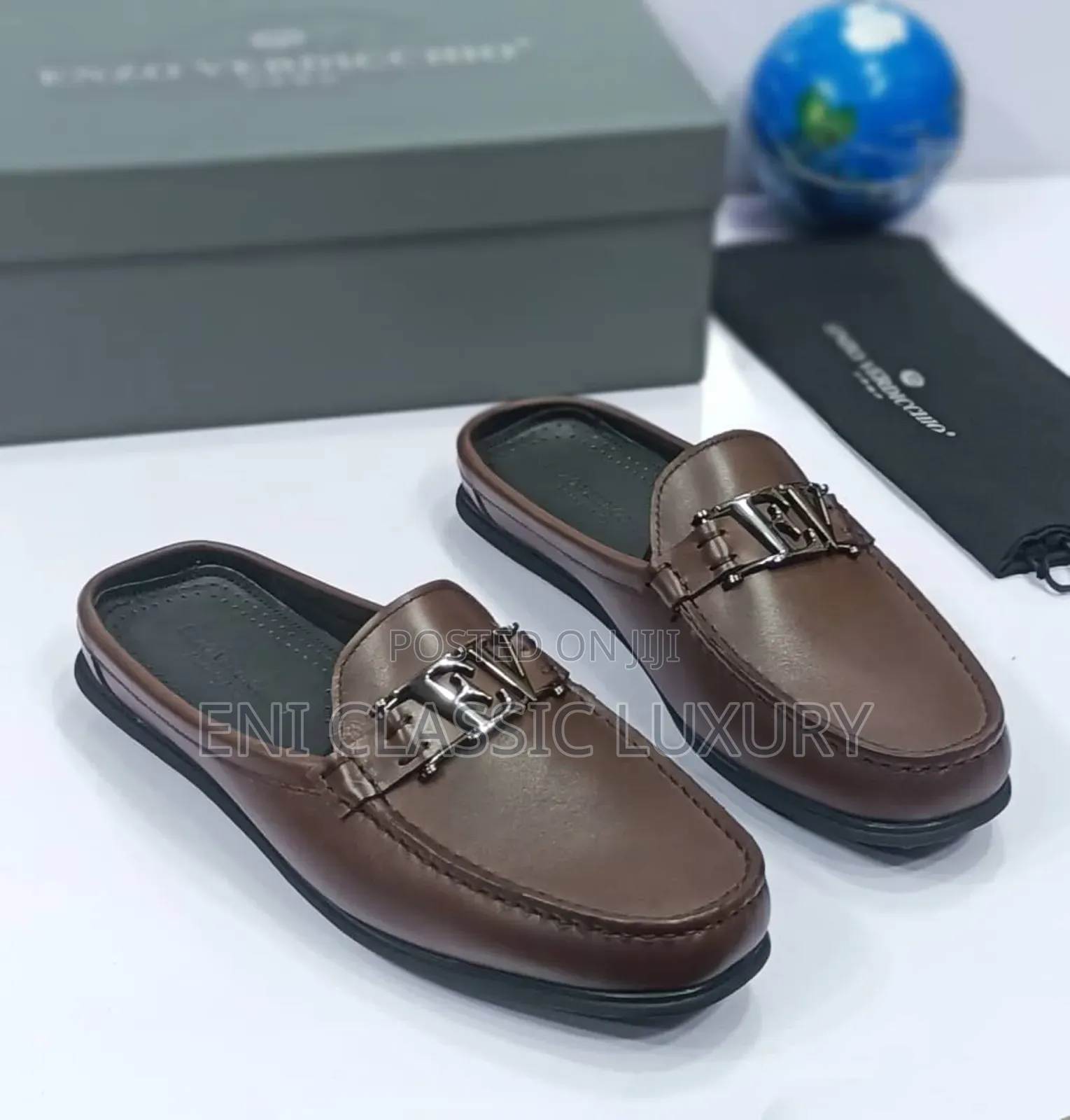 Pure Quality Luxury Men's Half Shoes Enzo Available In Store