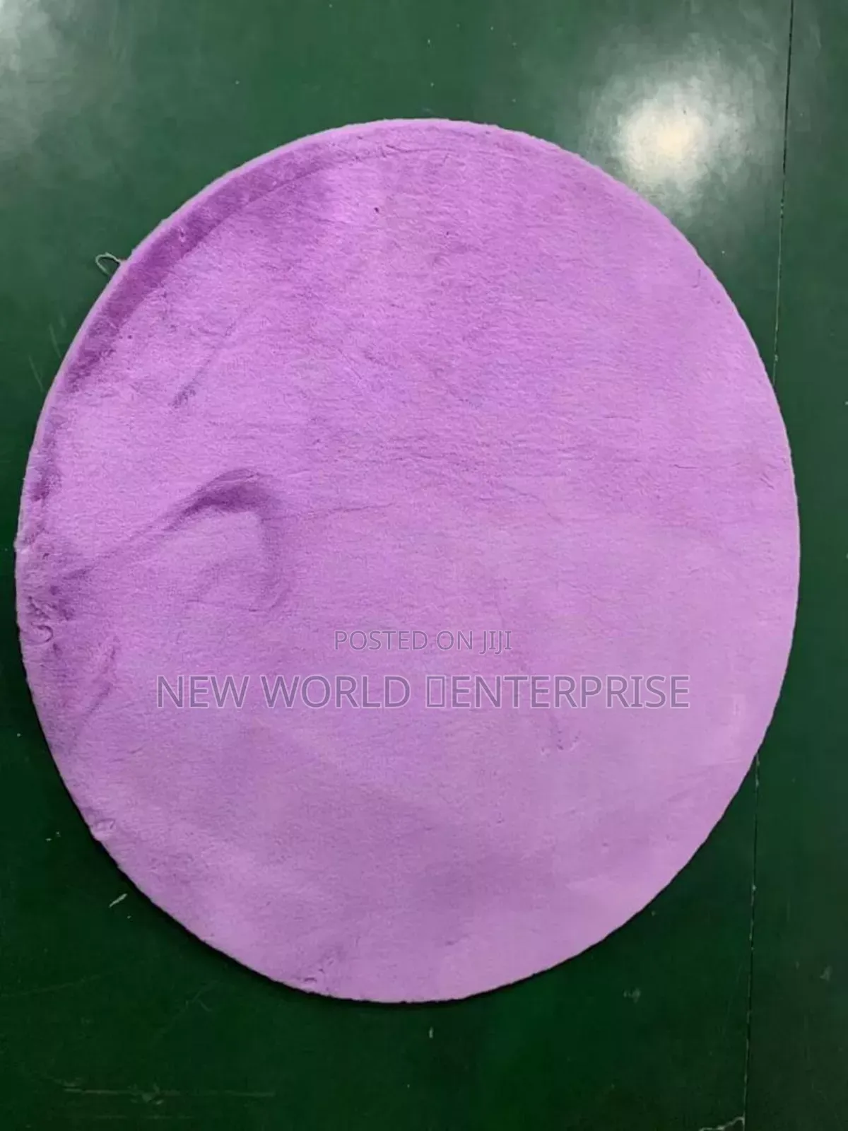 6by6 Feets Modern Round Shape Fur Rug