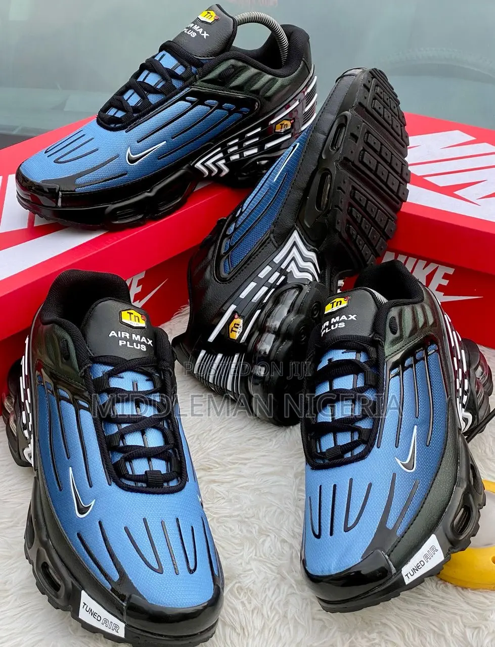 Nike Airmax Plus 3 TN Aqua Gradient Black Blue Sneakers