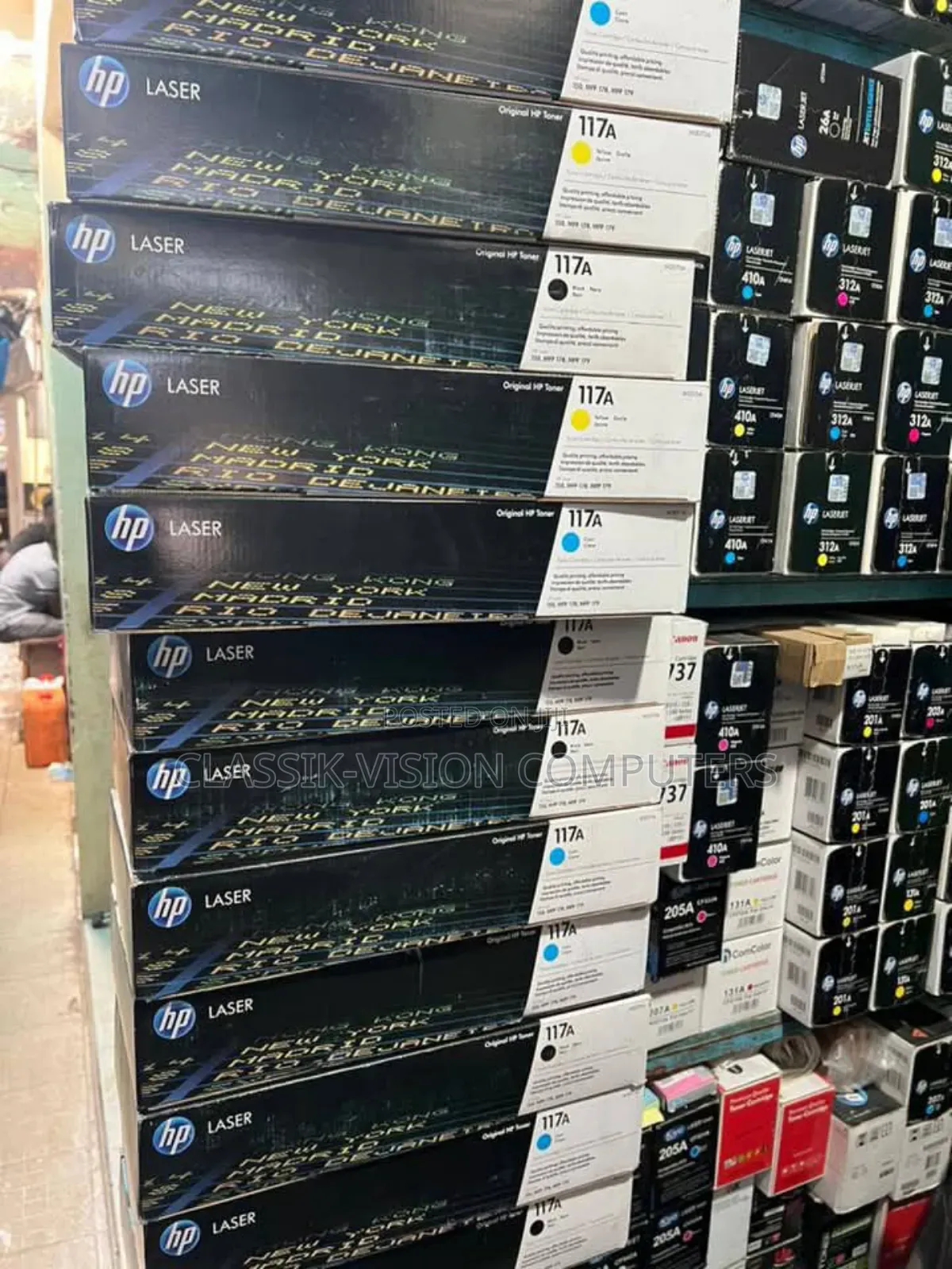 Genuine Hp 117a Color Toners