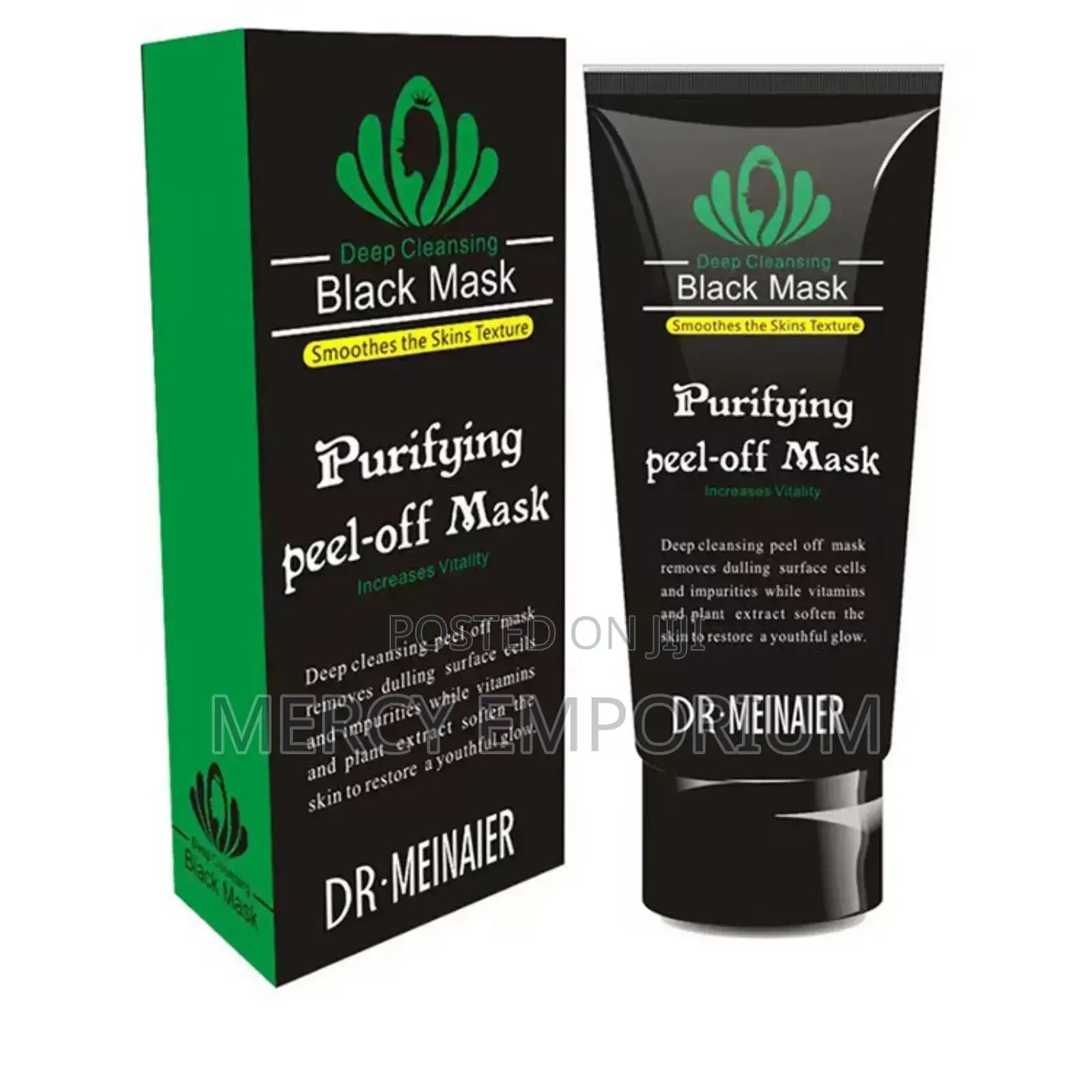 Face Peel Off Mask. Black Deep Cleaning Mask