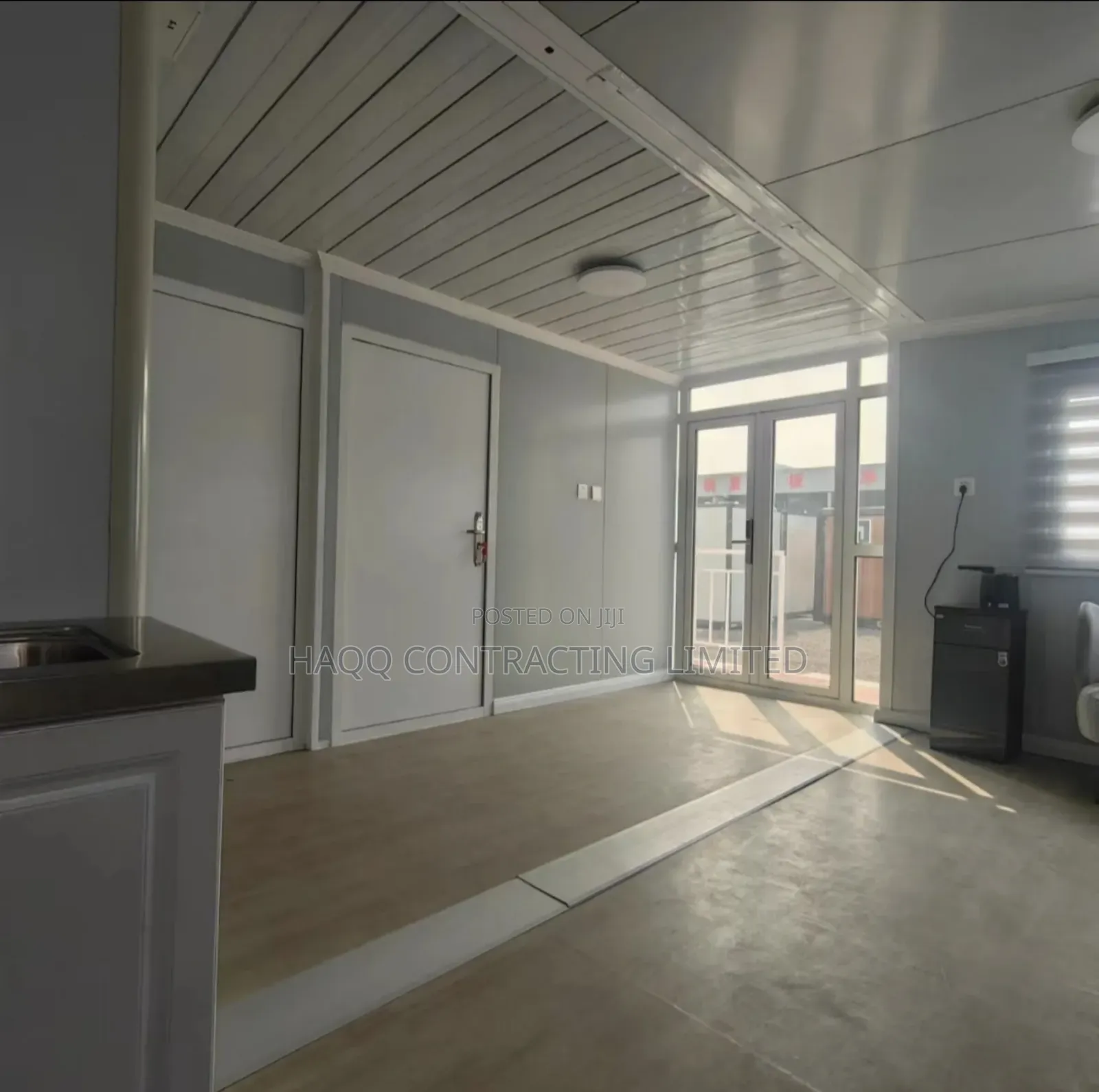Portacabin,Glossy Steel, Durable,100% Heat Insulated Caravan