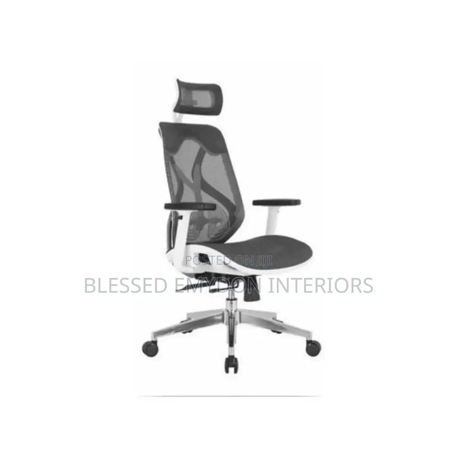 Ergonomic Mesh Office Chair Adjustable Height Desk 1.2mtr