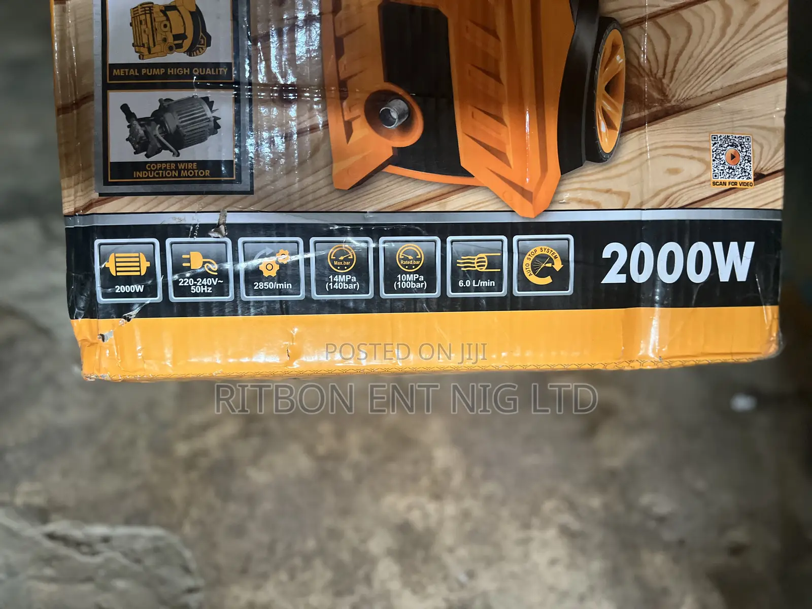 2000w Ingco Pressure Washer