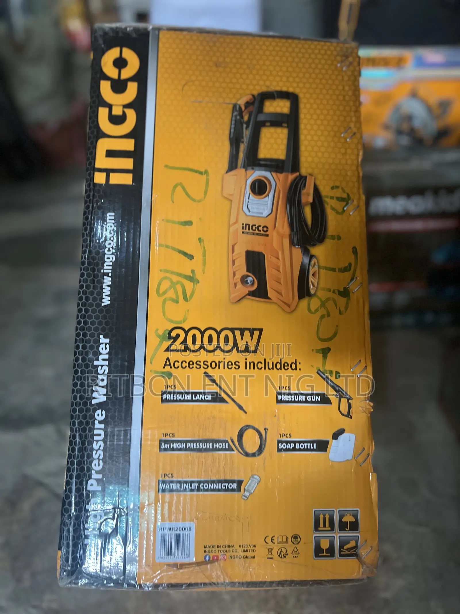 2000w Ingco Pressure Washer
