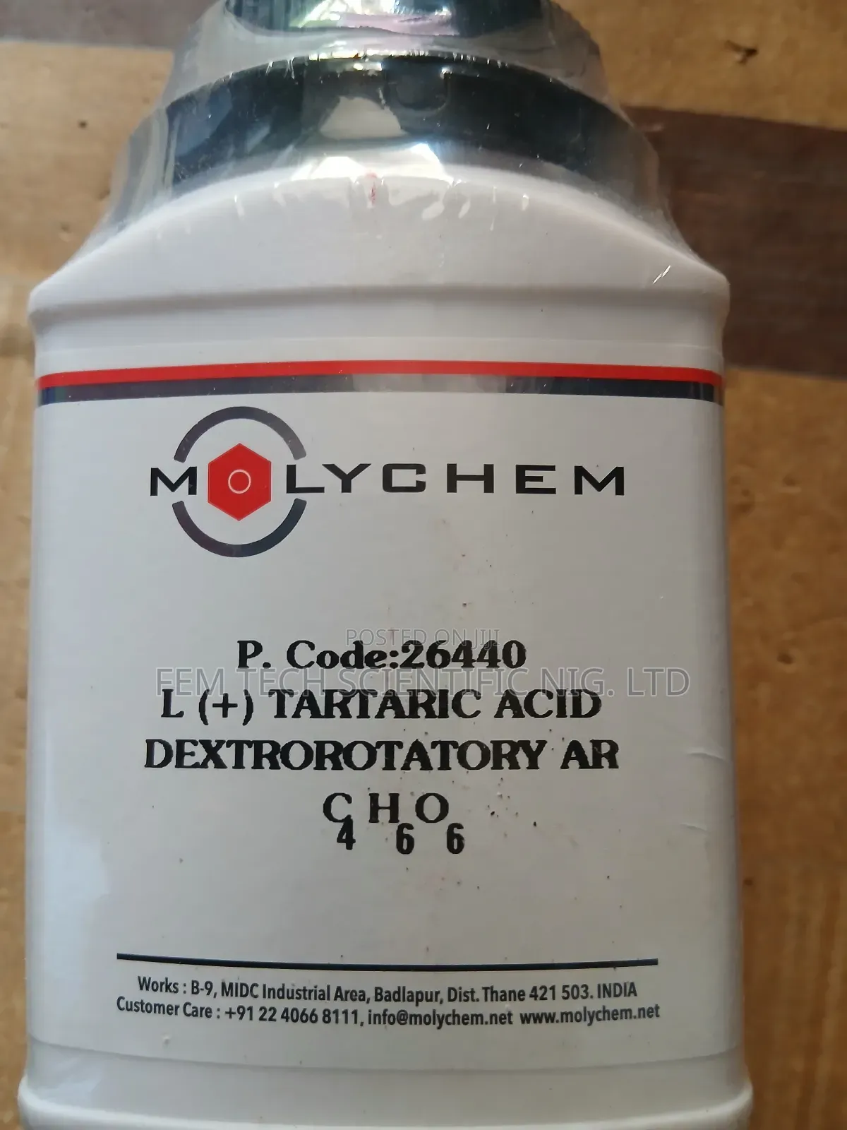 L (+) Tartaric Acid