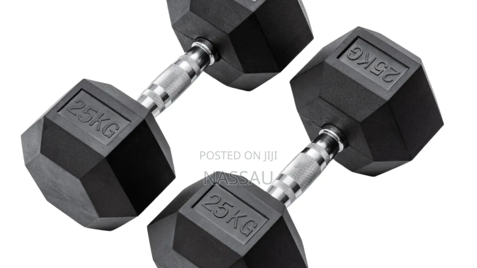 Pair of Hex Commercial Dumbbell 25kg