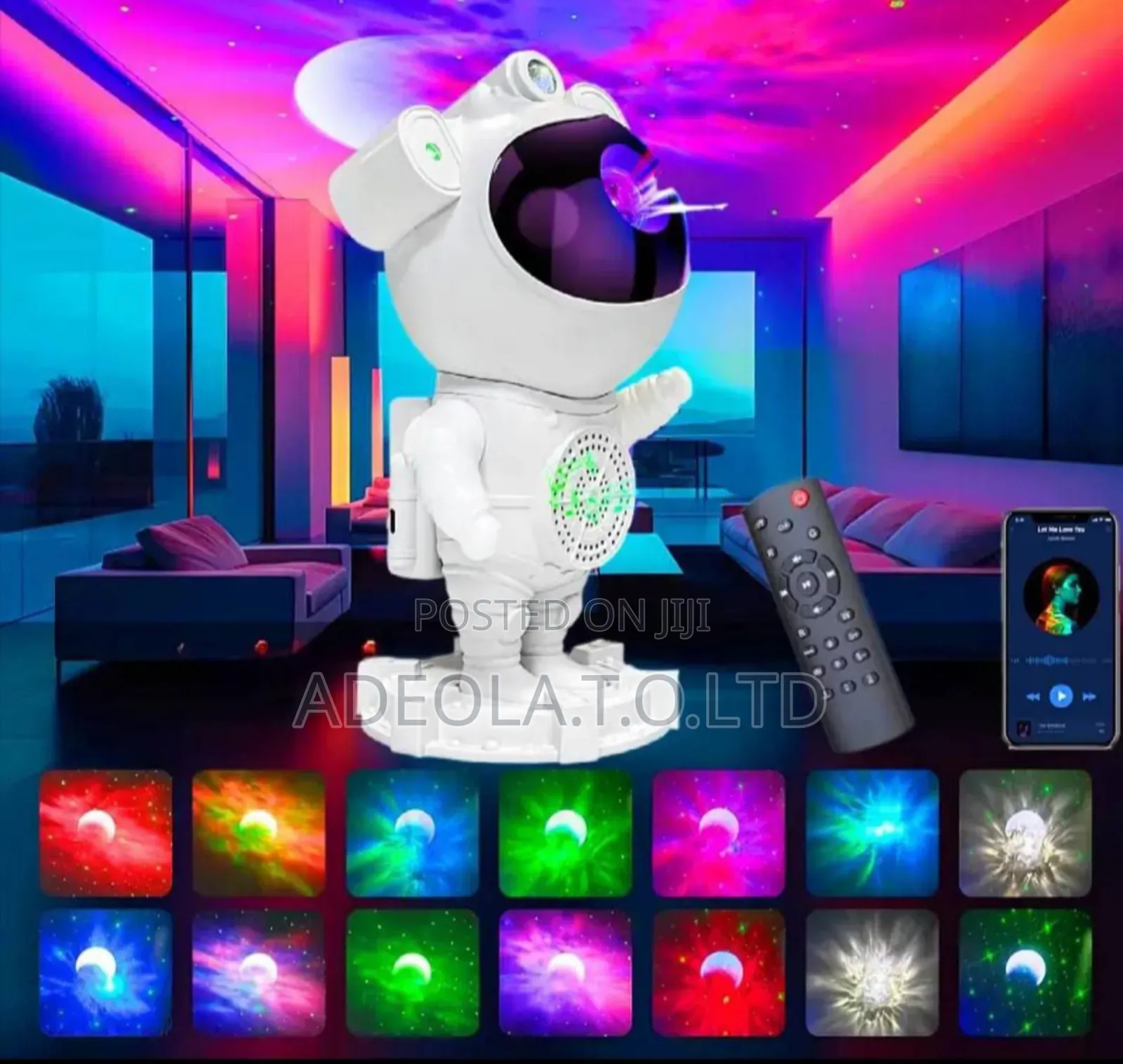 Astronaut Starlight Led Bluetooth Speaker