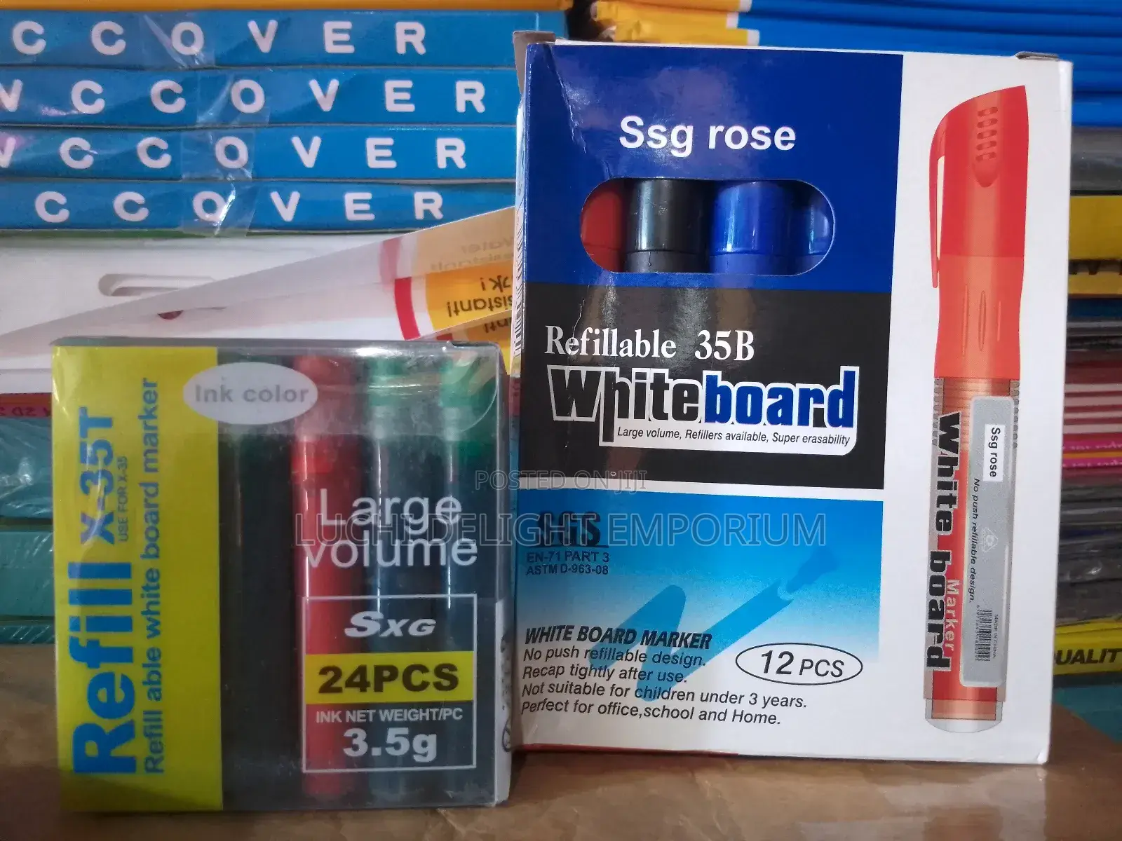 XSG Refillable 35b Whiteboard + Refill(Set of 24pieces)