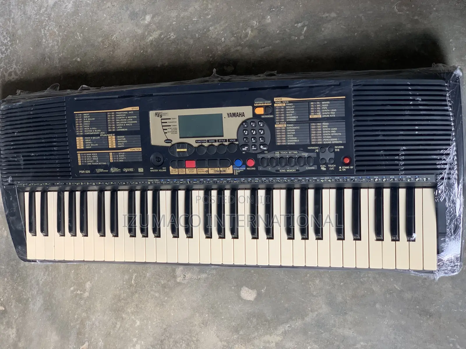 Psr225 5-Octave Durable Yamaha Keyboard