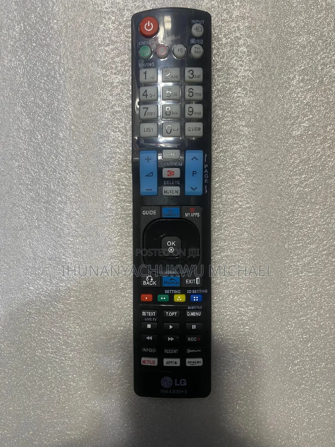 Lg Television Remote Control With Netflix Function