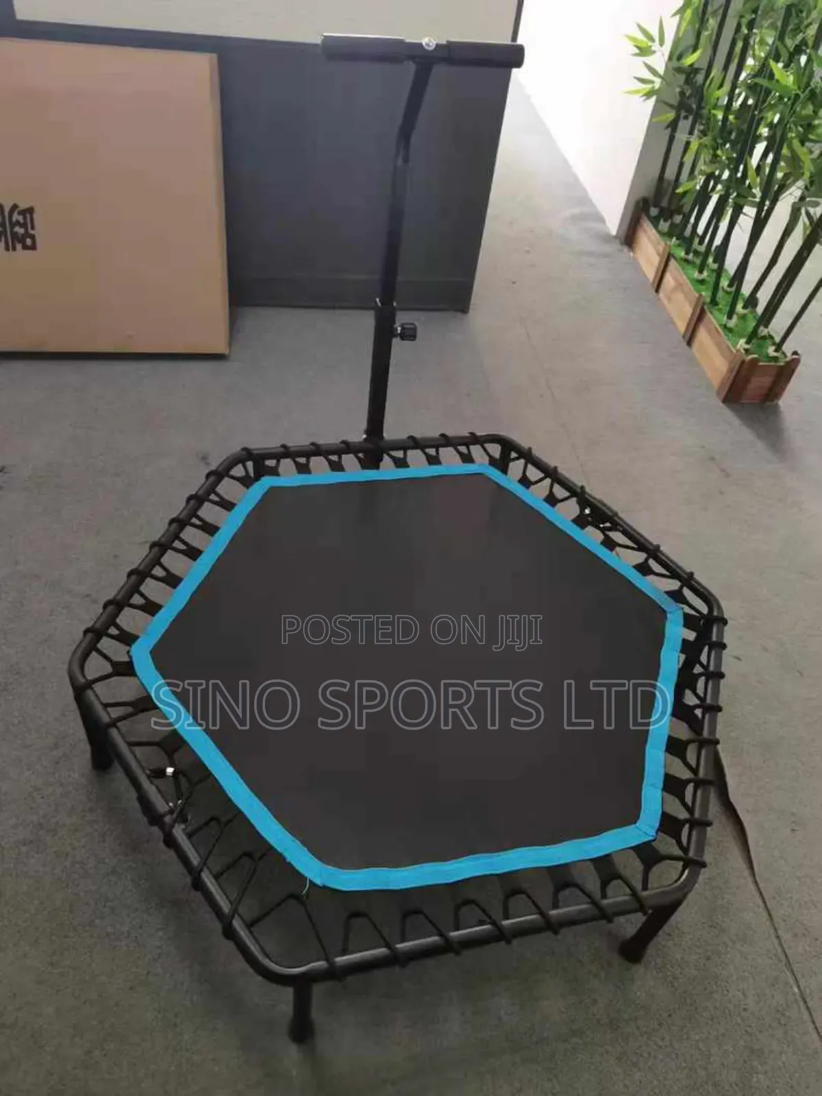 Trampoline With Handle