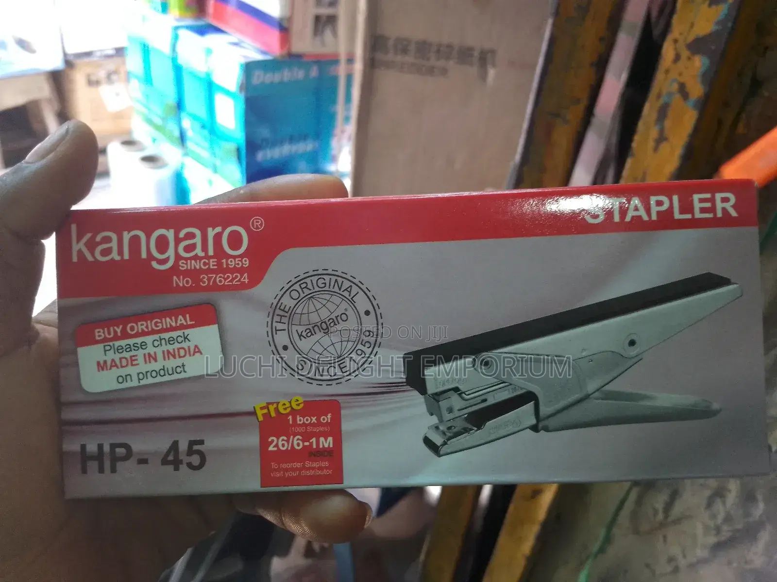 Kangaro Stapler 45 With Free 1 Box of 1000 Staple Pins