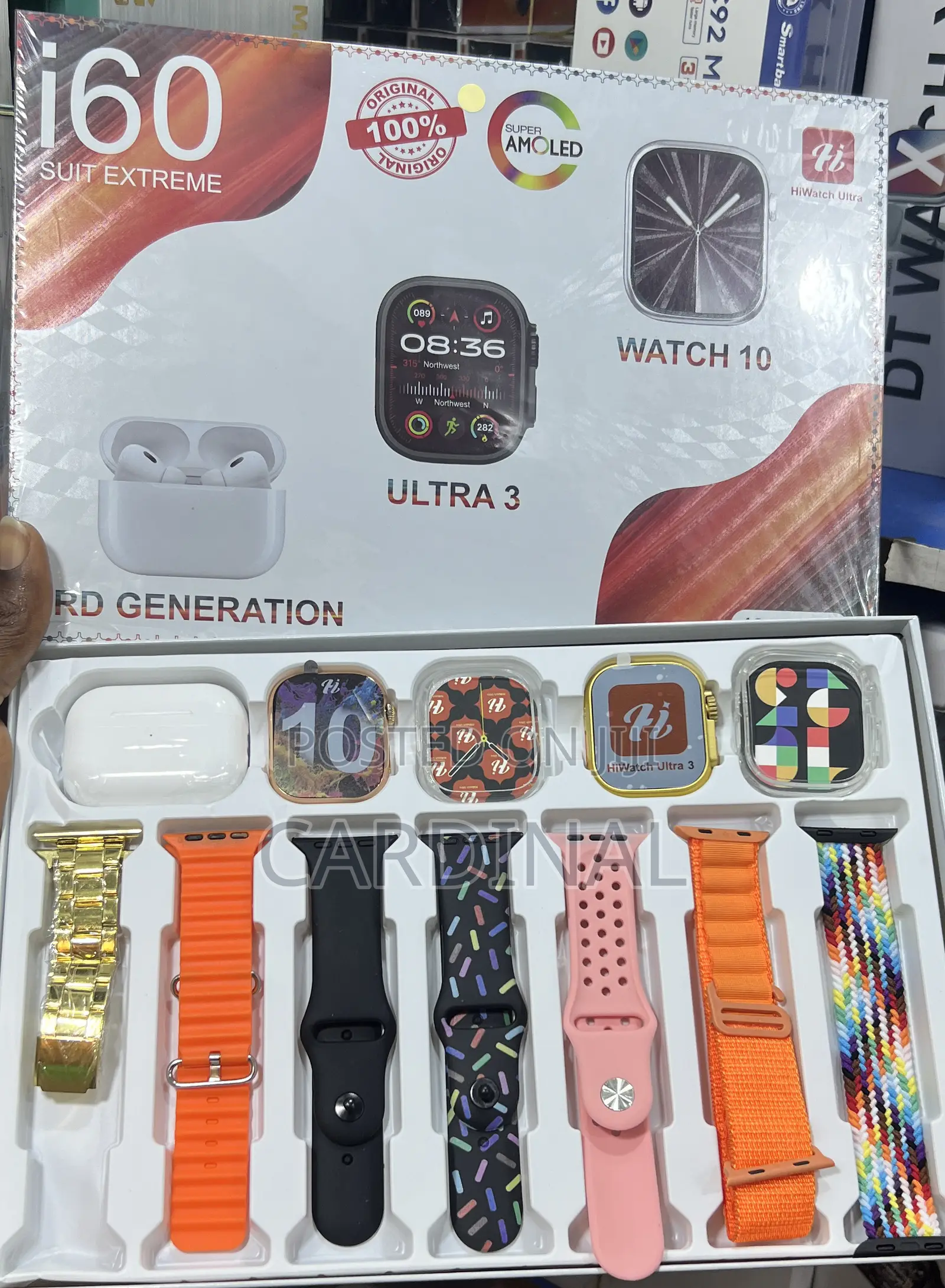 I60 Suit 12 in 1 Smart Watch.