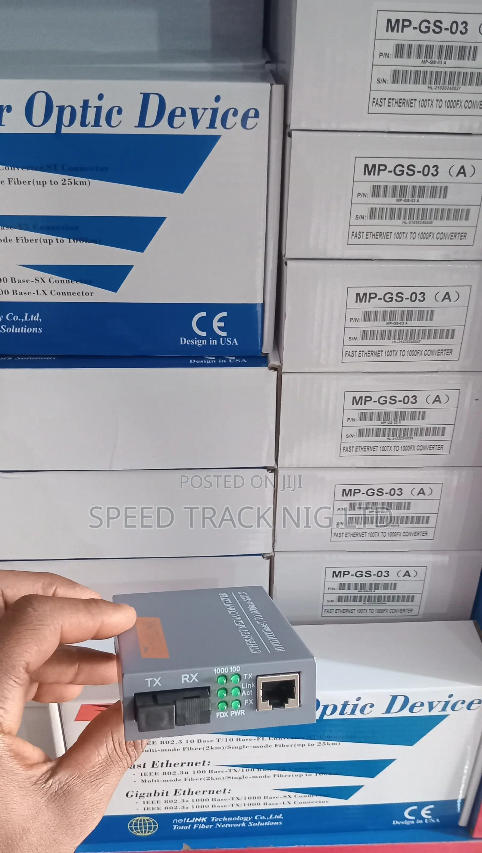 Media Fiber Optic Converter