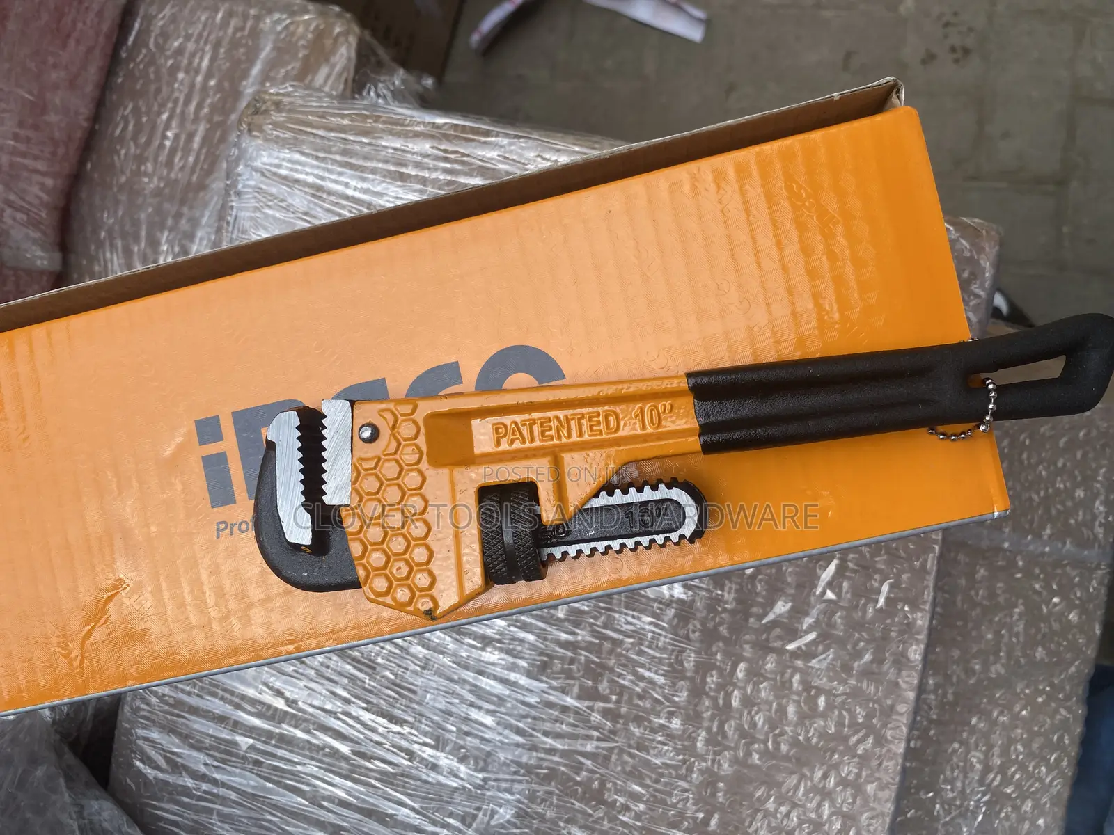 Hpw0810 Ingcopipe Wrench, 10”Heavy Duty Straight Pipe Wrench