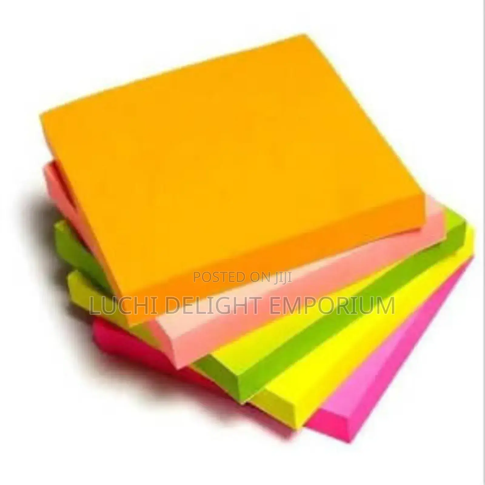 A Set of Colorful Sticky Notes (Short)