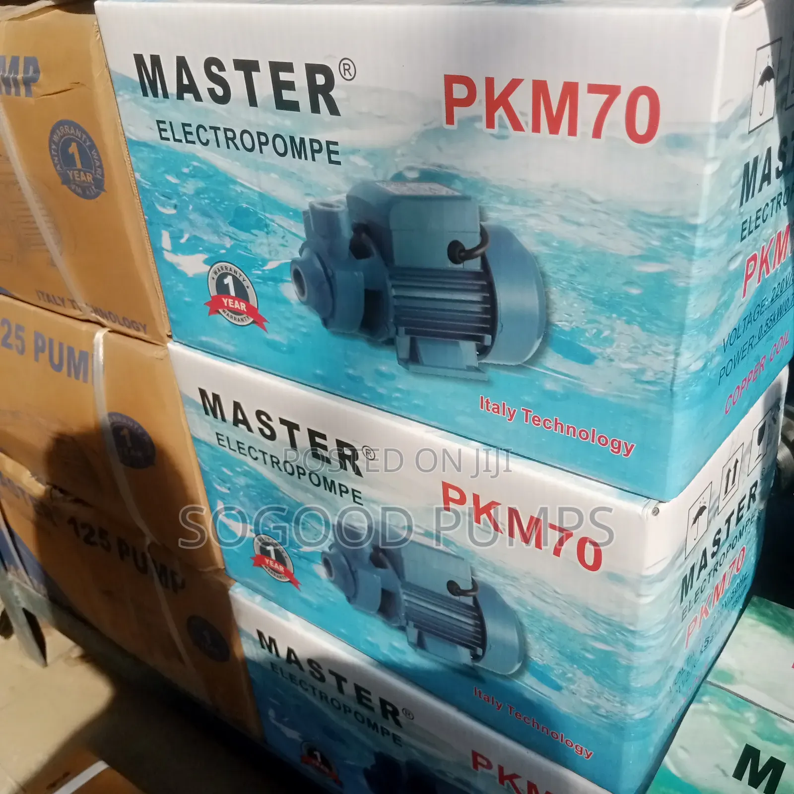 Master Submersible Pump Type 0.55kw/0.75hp 220v 50z