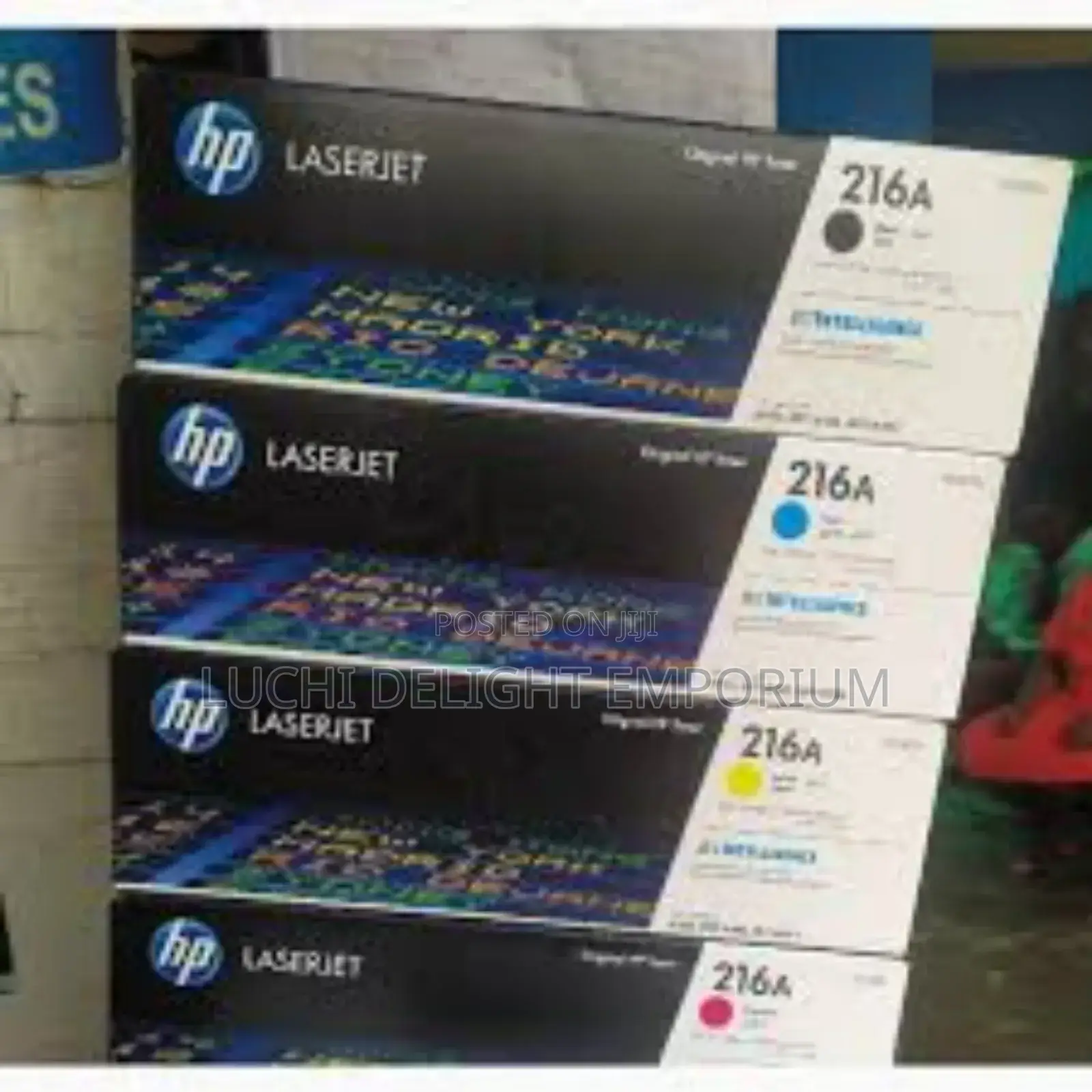 Original Hp 216a Toner Cartridge - Cyan, Yellow and Magenta