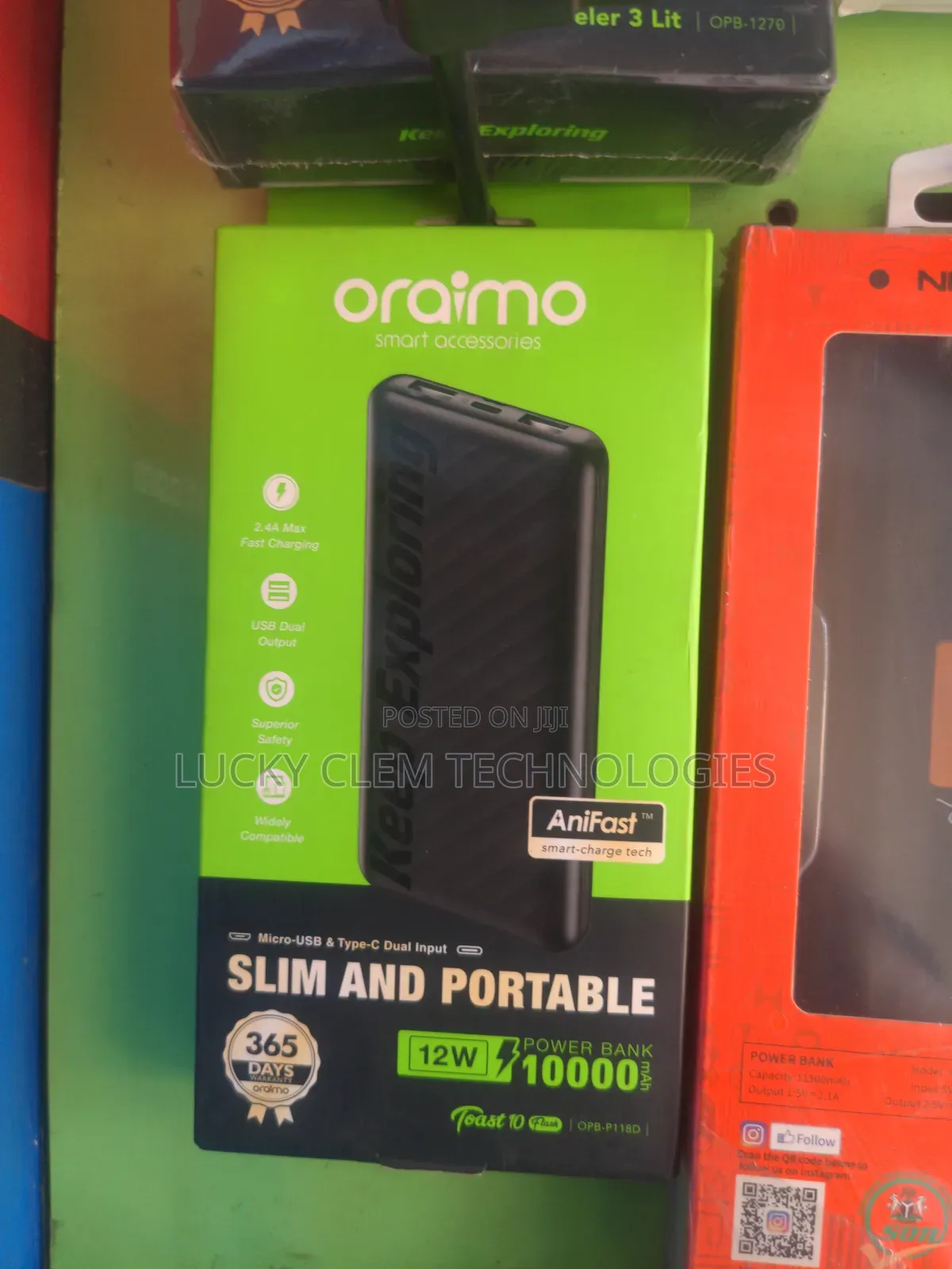 Oramio 10000mah POWER BANK