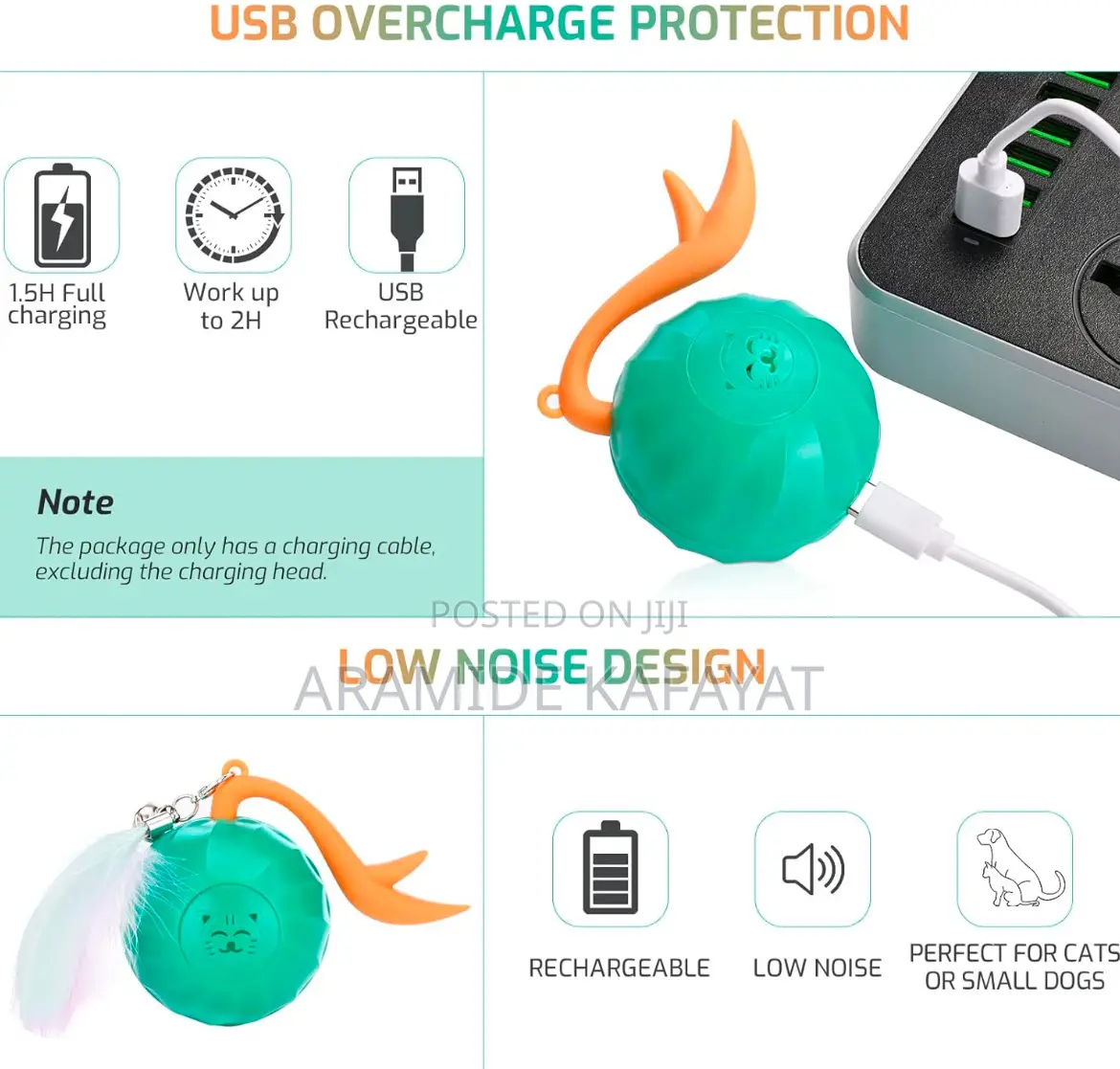 Foxmm Electric Interactive Cat Toy