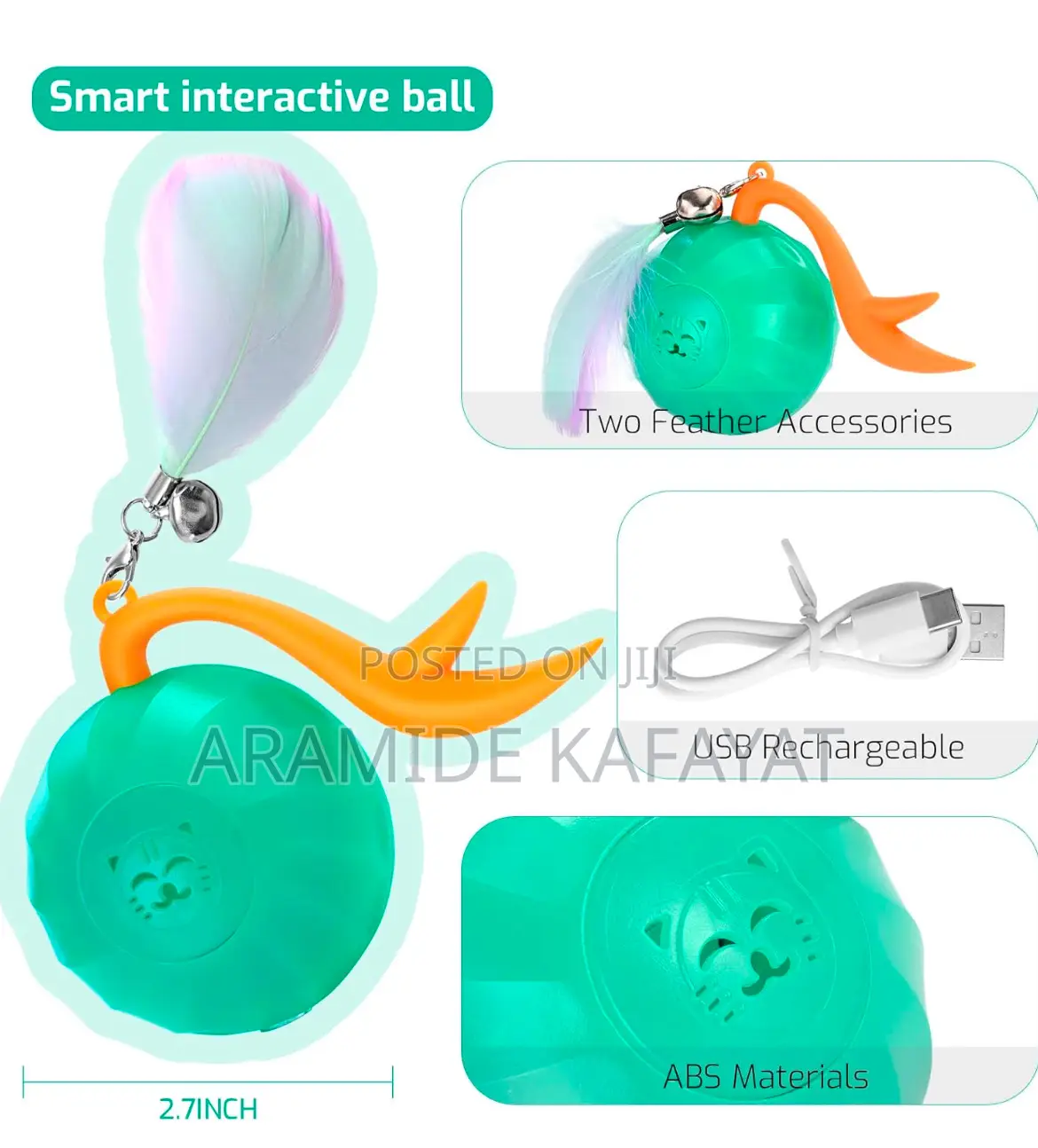 Foxmm Electric Interactive Cat Toy