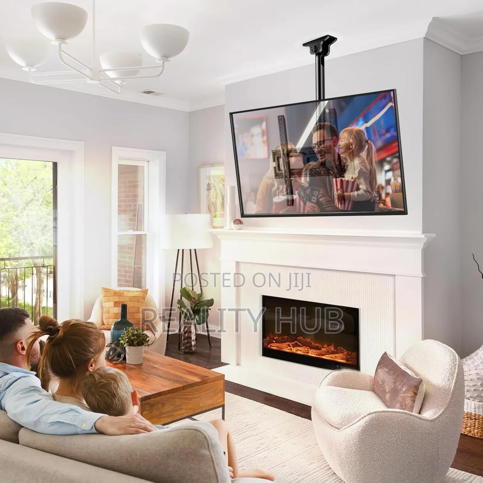 TV Ceiling Mount Full-Motion Universal Hanging Mount 32"-55"