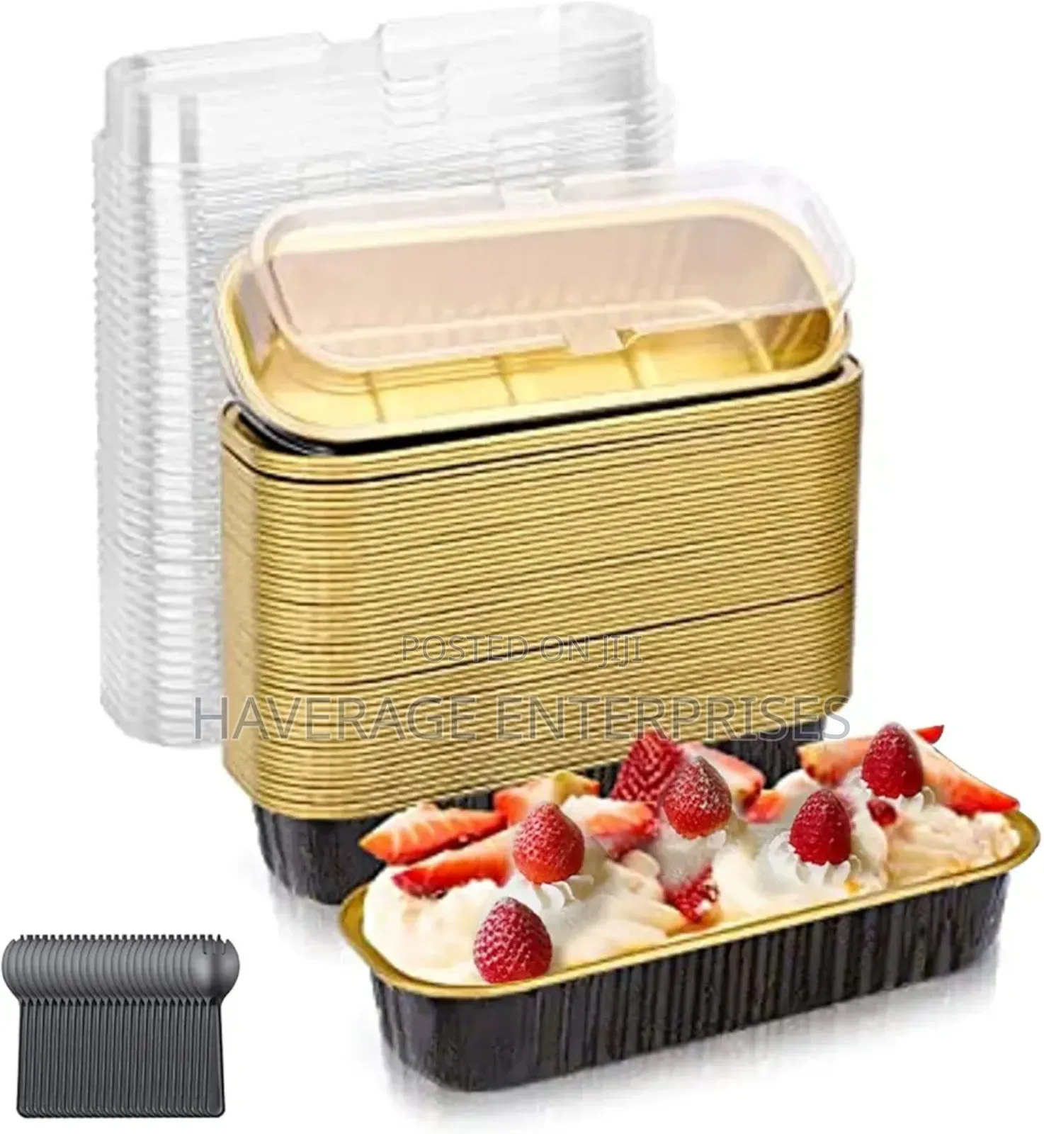 Aluminium Foil Tray 150mmx47mm 200ml 500pce