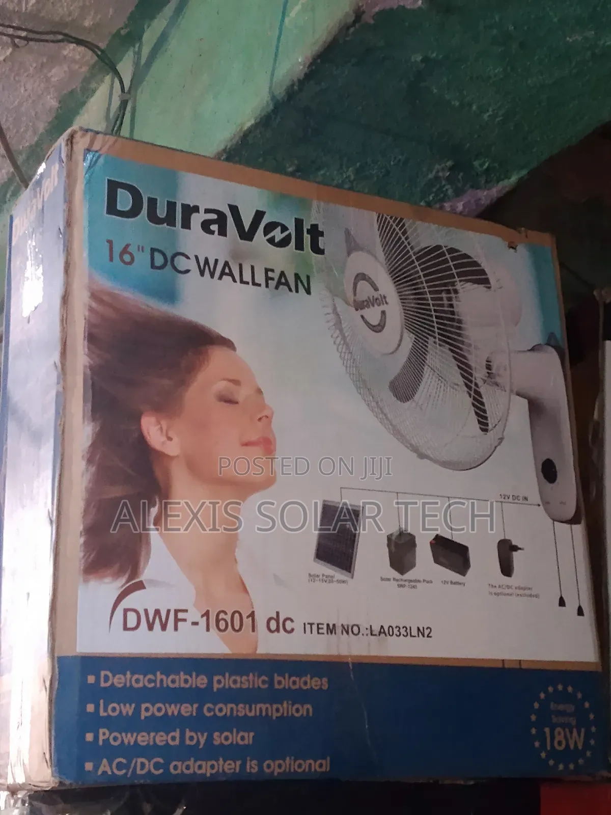 16 Inches Duravolts DC Wall Fan