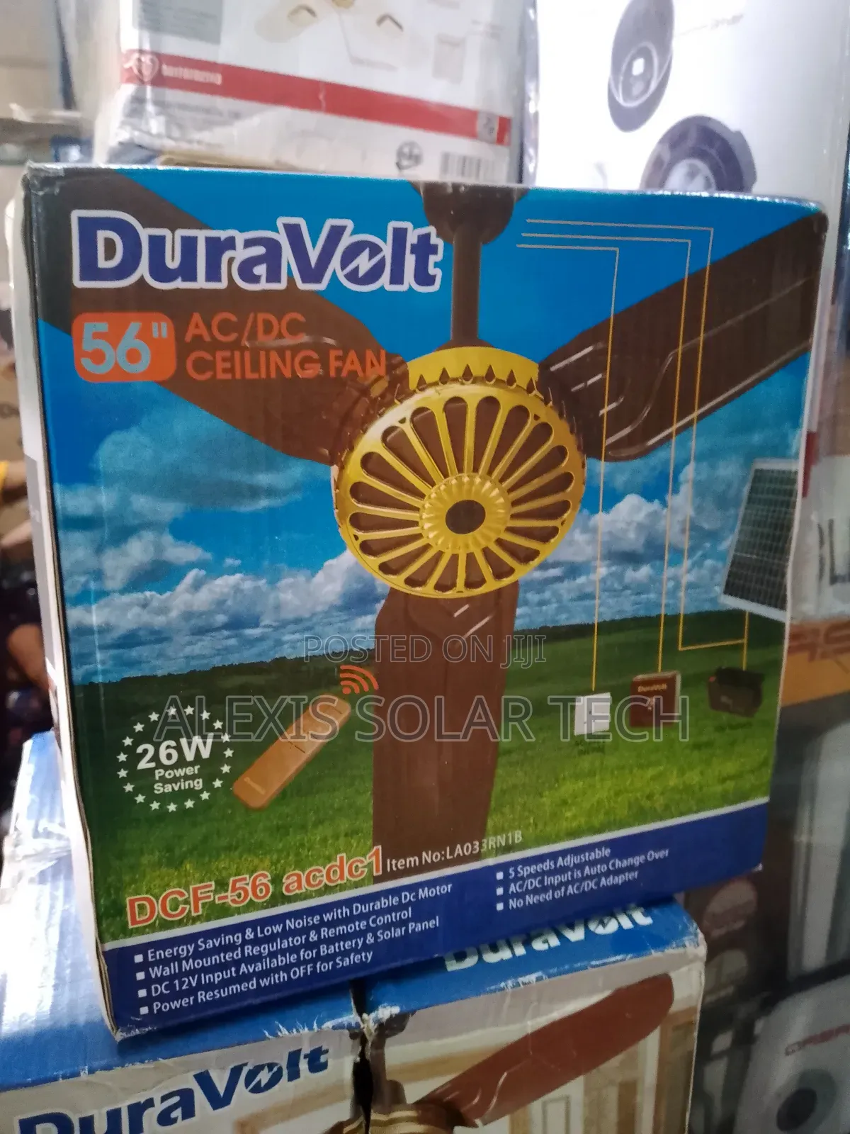 Duravolts AC/DC Ceiling Fan