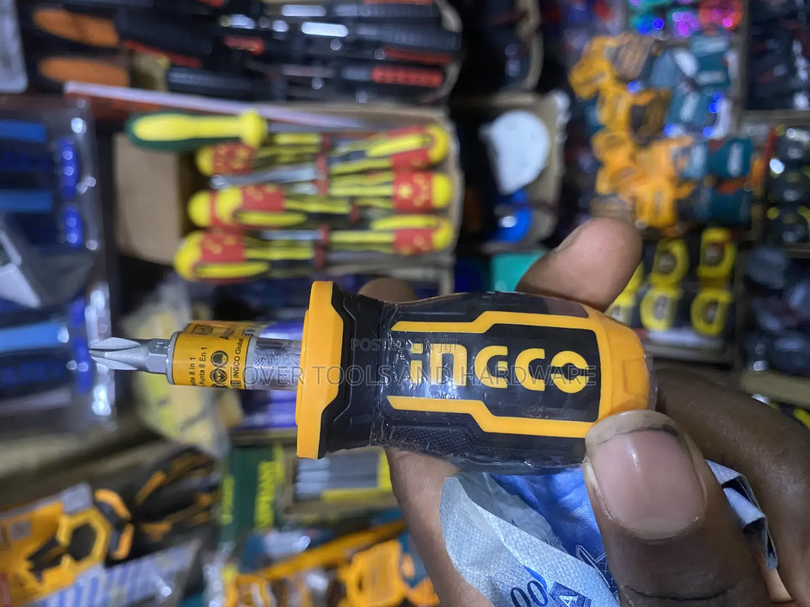 Ingco Super Select 8 In 1 Stubby Screwdriver Set AKISDS0708