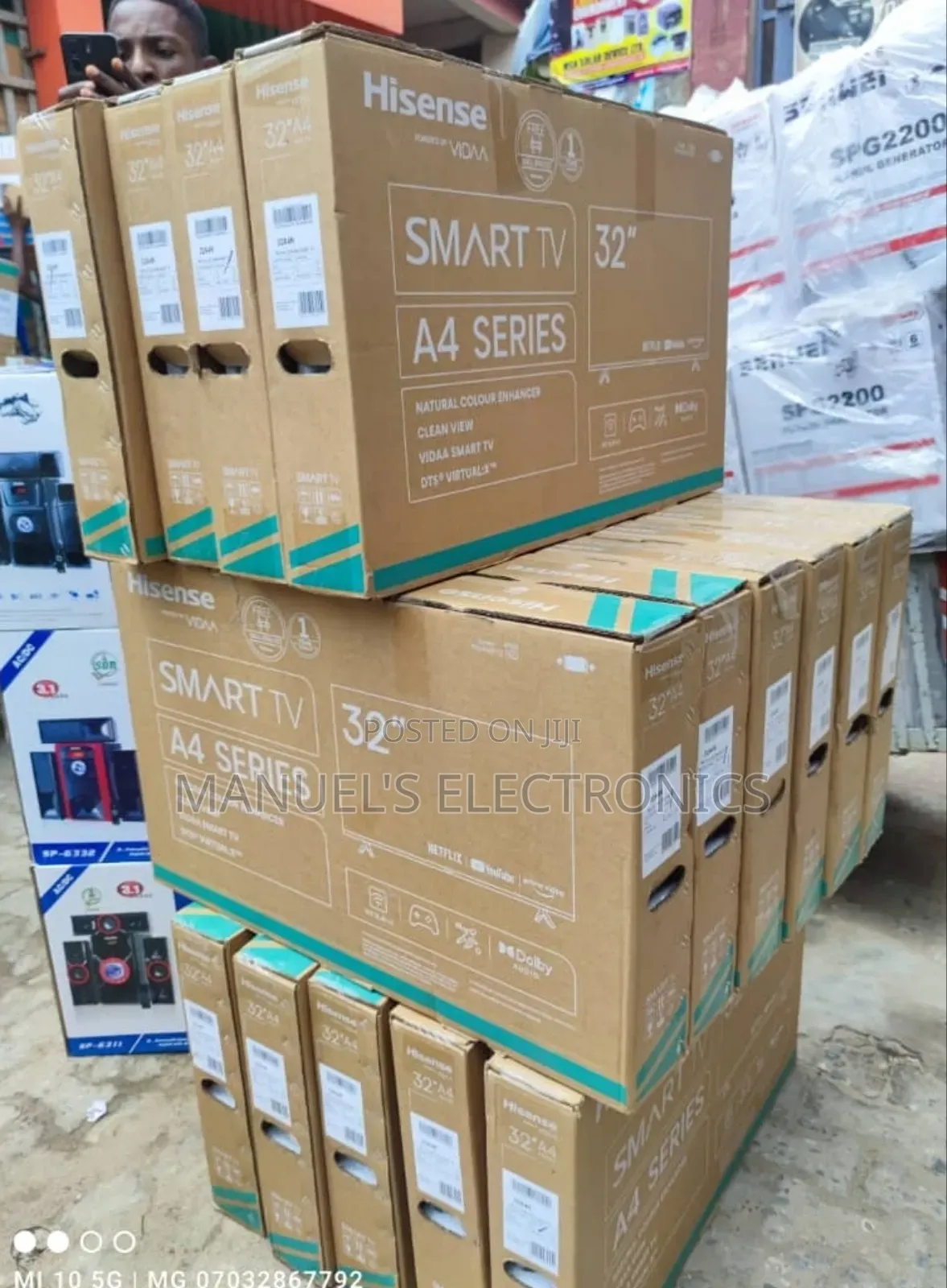 Hisense 32inch Smart Television With Warranty Payment On Del