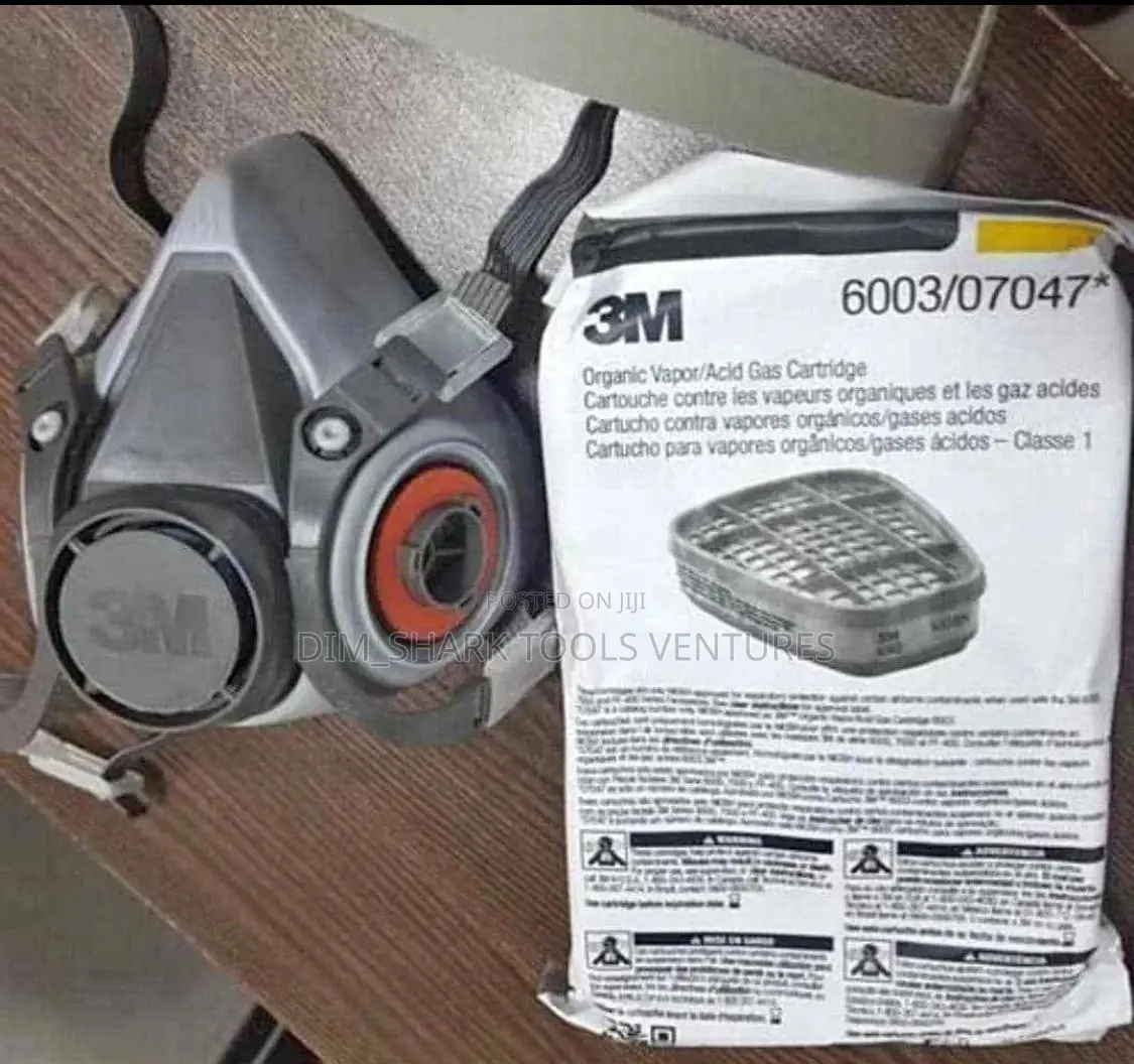 3M 6200/07205 Dust Paint Respirator Filter Spraysmoke Gas