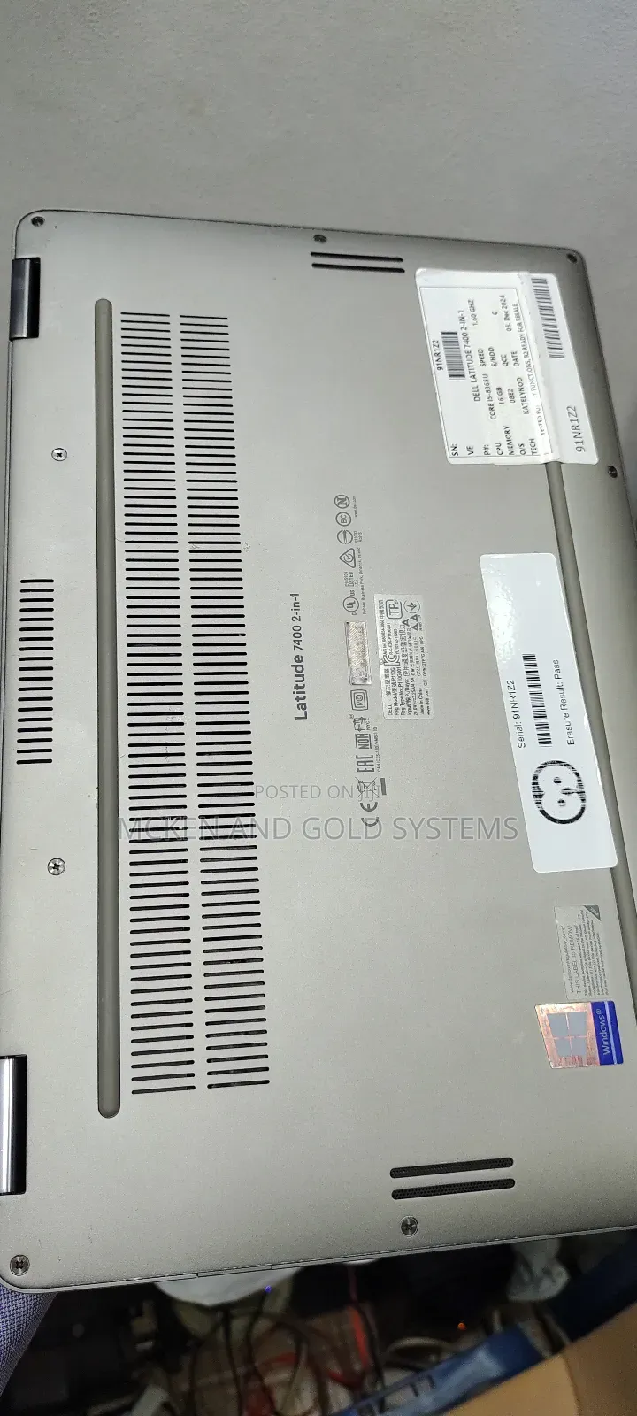Laptop Dell Latitude 7400 16GB Intel Core I5 SSD 256GB