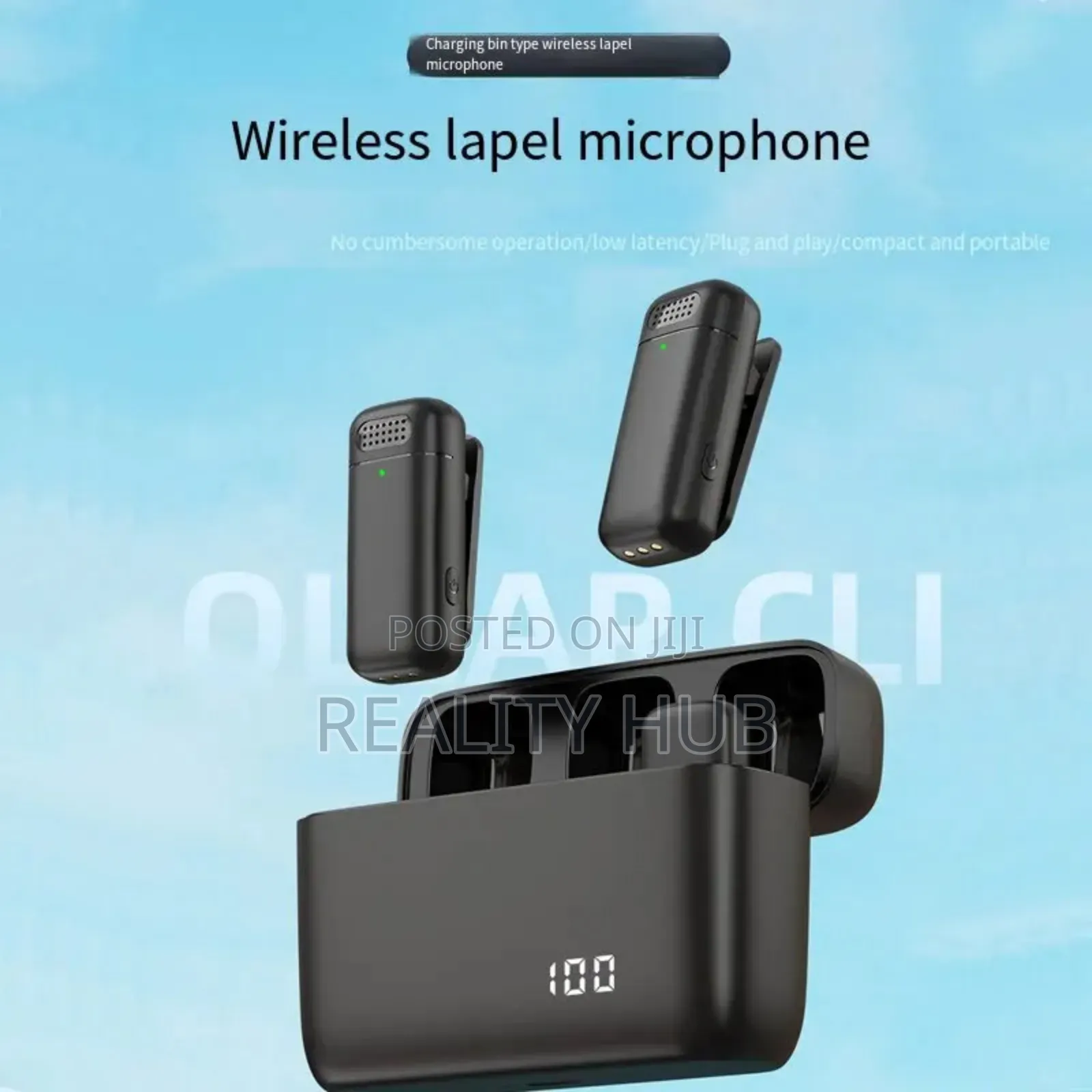 Wireless Collar Microphone 2.4G Live Microphone Chargingcase