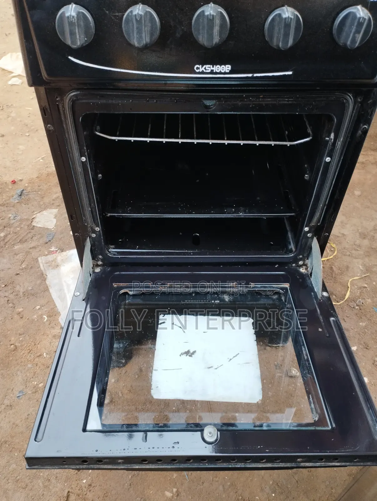 Sanfrost 50 by 50 Standing Gas Cooker With Oven and Grill
