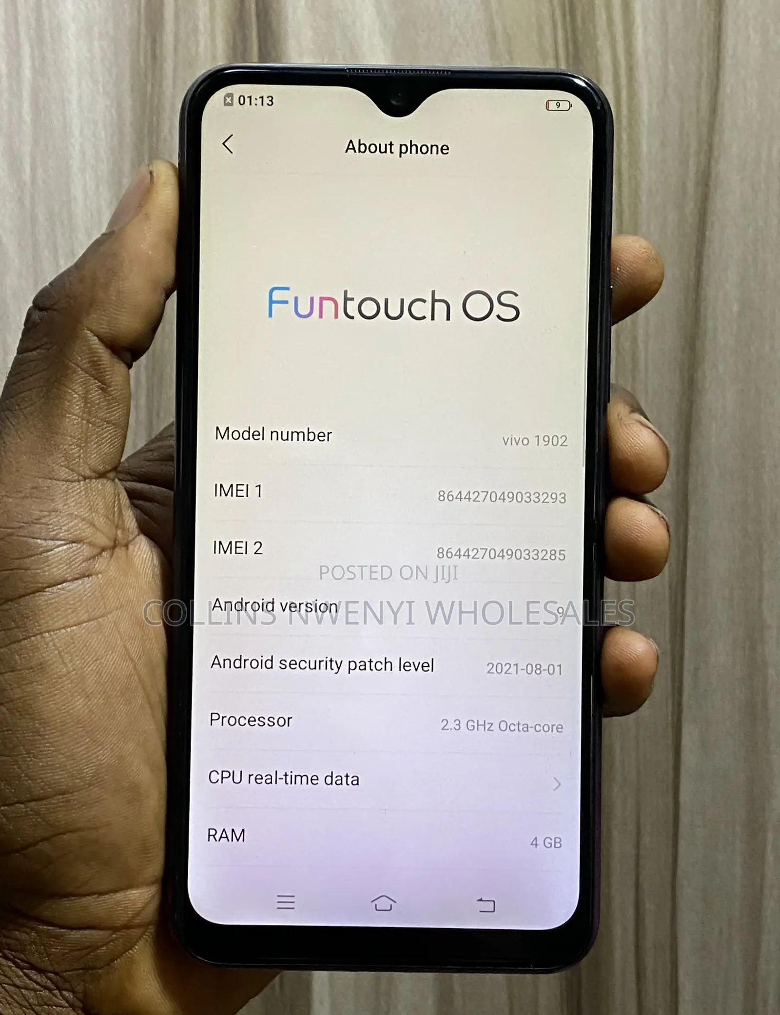 Vivo Y17 128 GB Purple